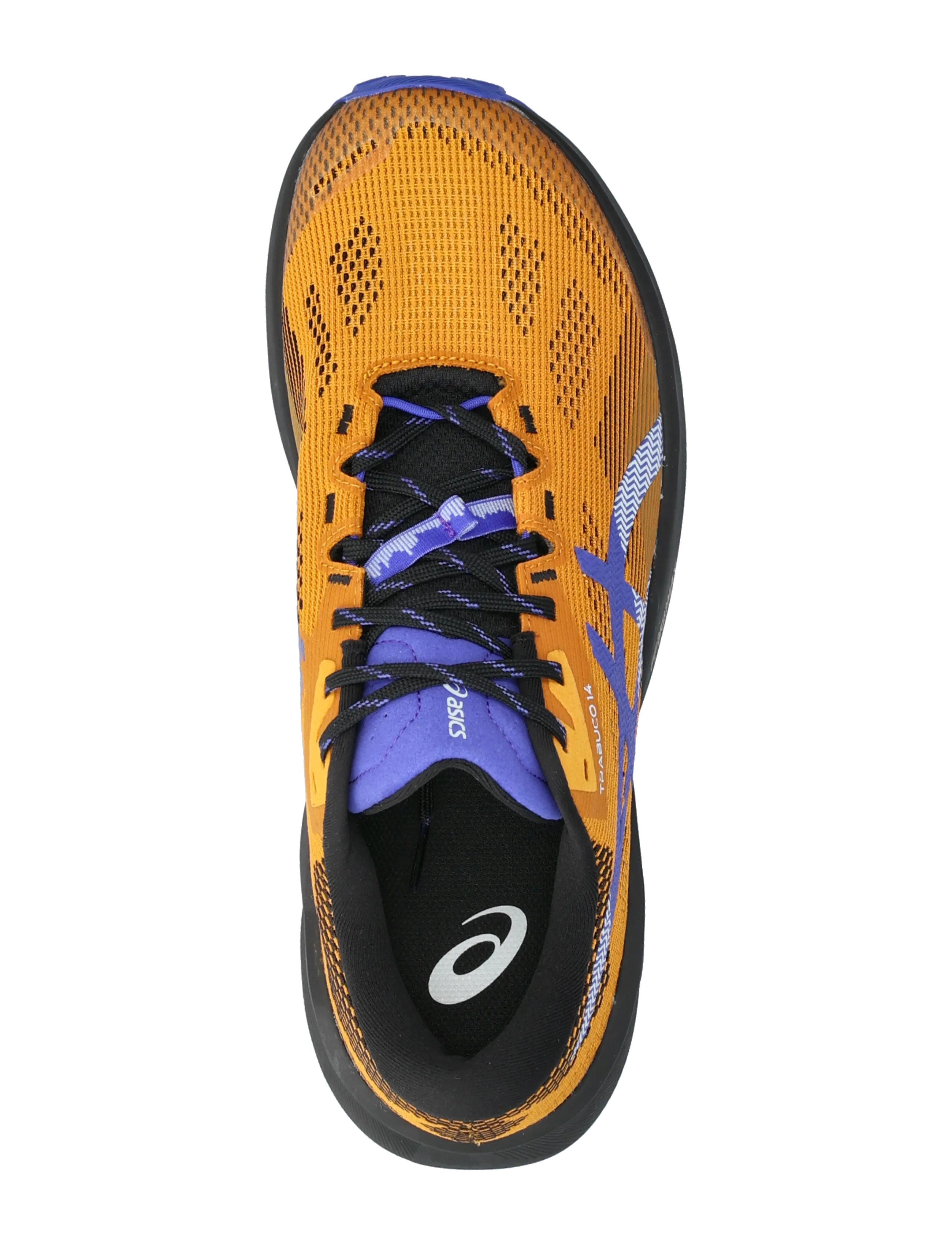 Asics - TRABUCO 14 - running shoes - sandstorm/cobalt burst - 3