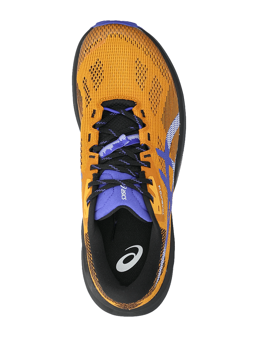 Asics - TRABUCO 14 - löparskor - sandstorm/cobalt burst - 3