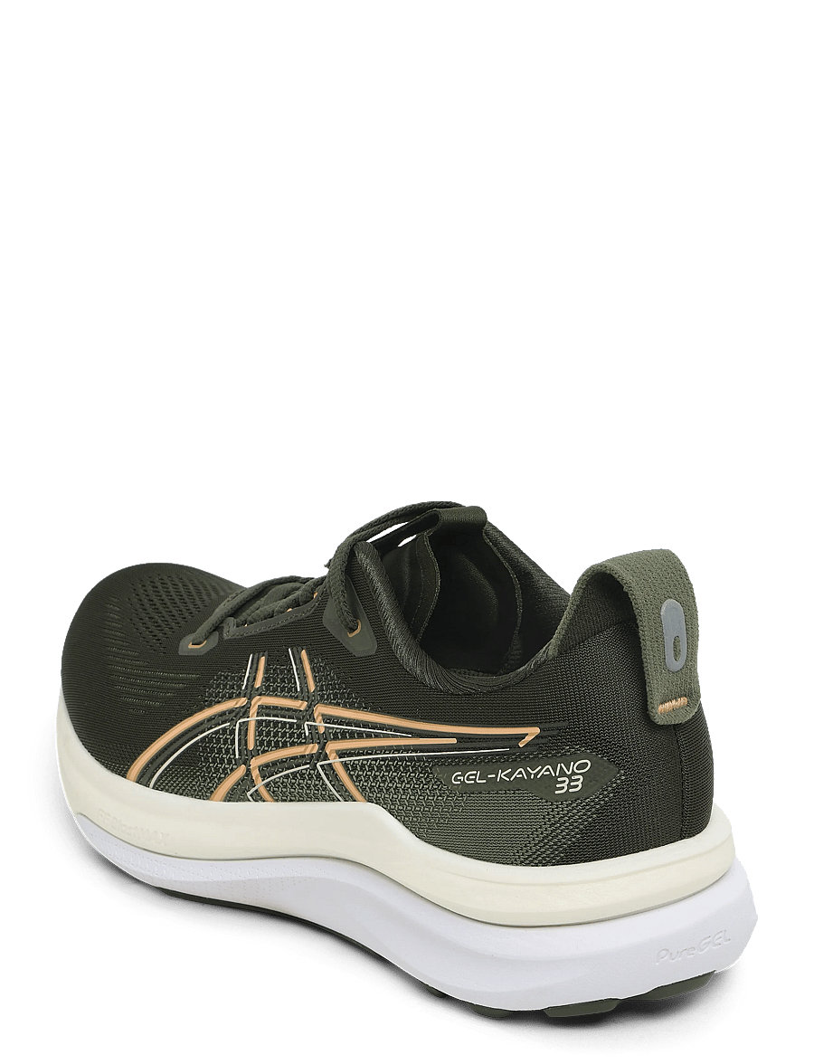 Asics - GEL-KAYANO 33 - shoes - vintage khaki/bright sunstone - 1