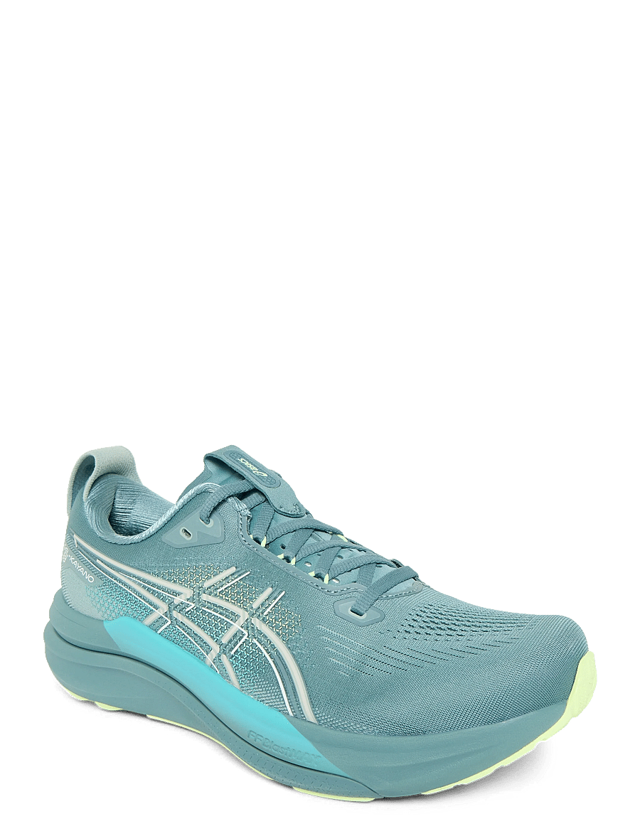 Asics - GEL-KAYANO 33 - shoes - foggy teal/illuminate yellow - 0