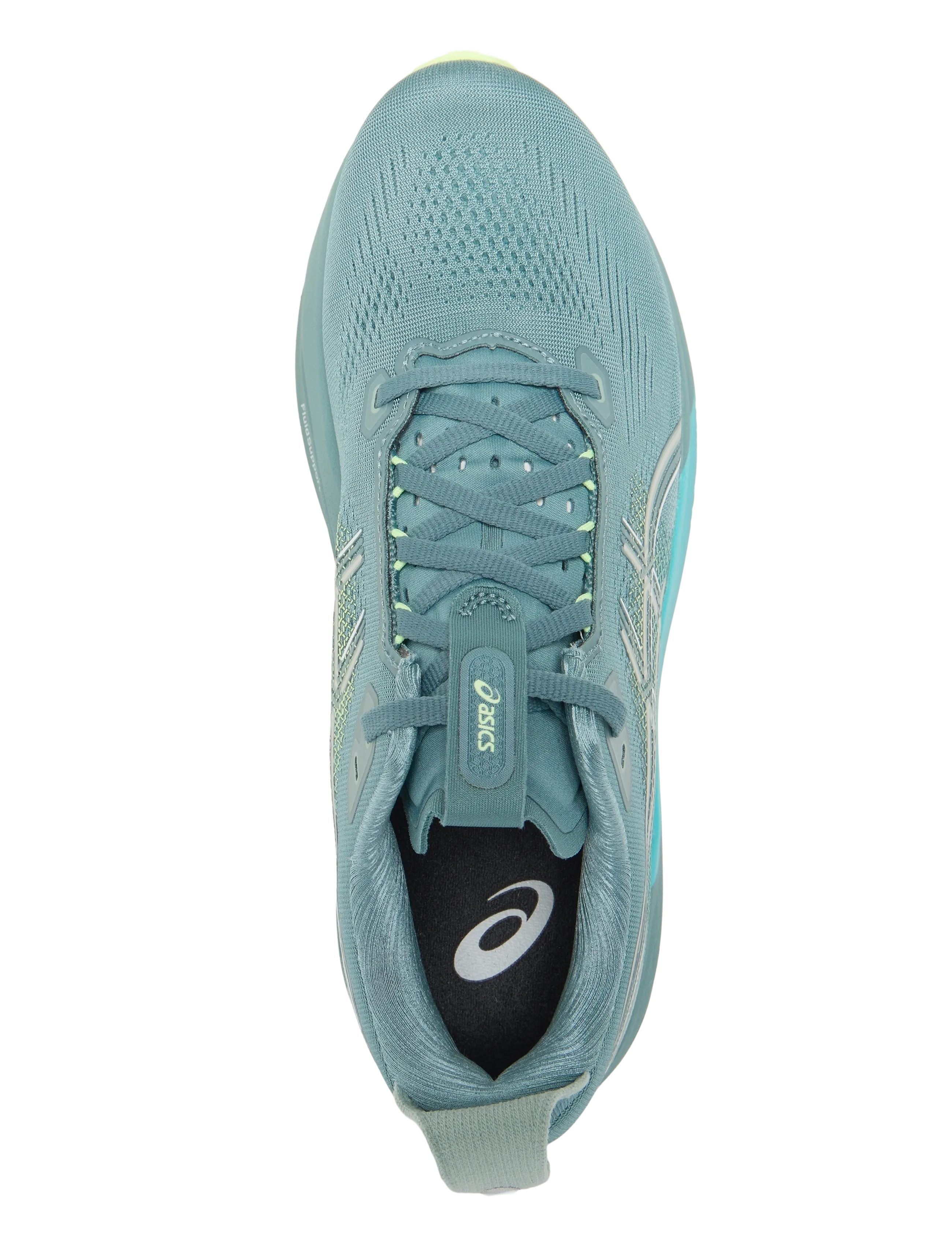 Asics - GEL-KAYANO 33 - running shoes - foggy teal/illuminate yellow - 3