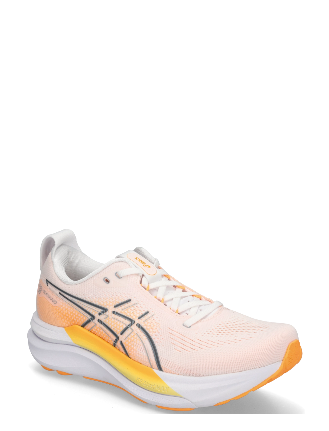 Asics GEL-KAYANO 33 - Jooksujalatsid - WHITE/STADIUM ORANGE / orange