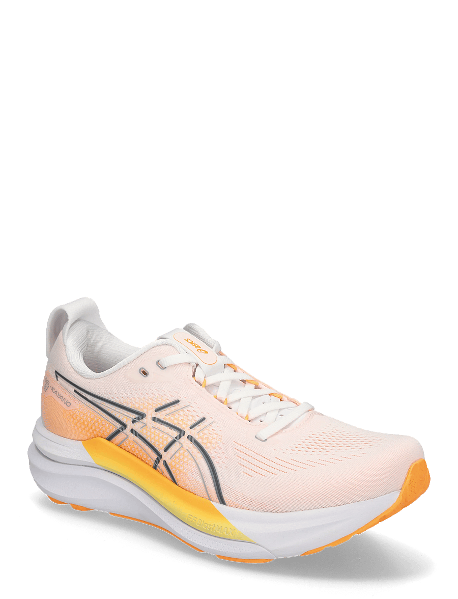 Asics - GEL-KAYANO 33 - shoes - white/stadium orange - 0