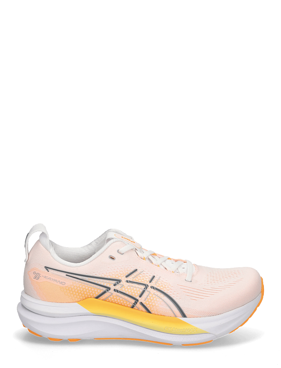 Asics - GEL-KAYANO 33 - shoes - white/stadium orange - 2