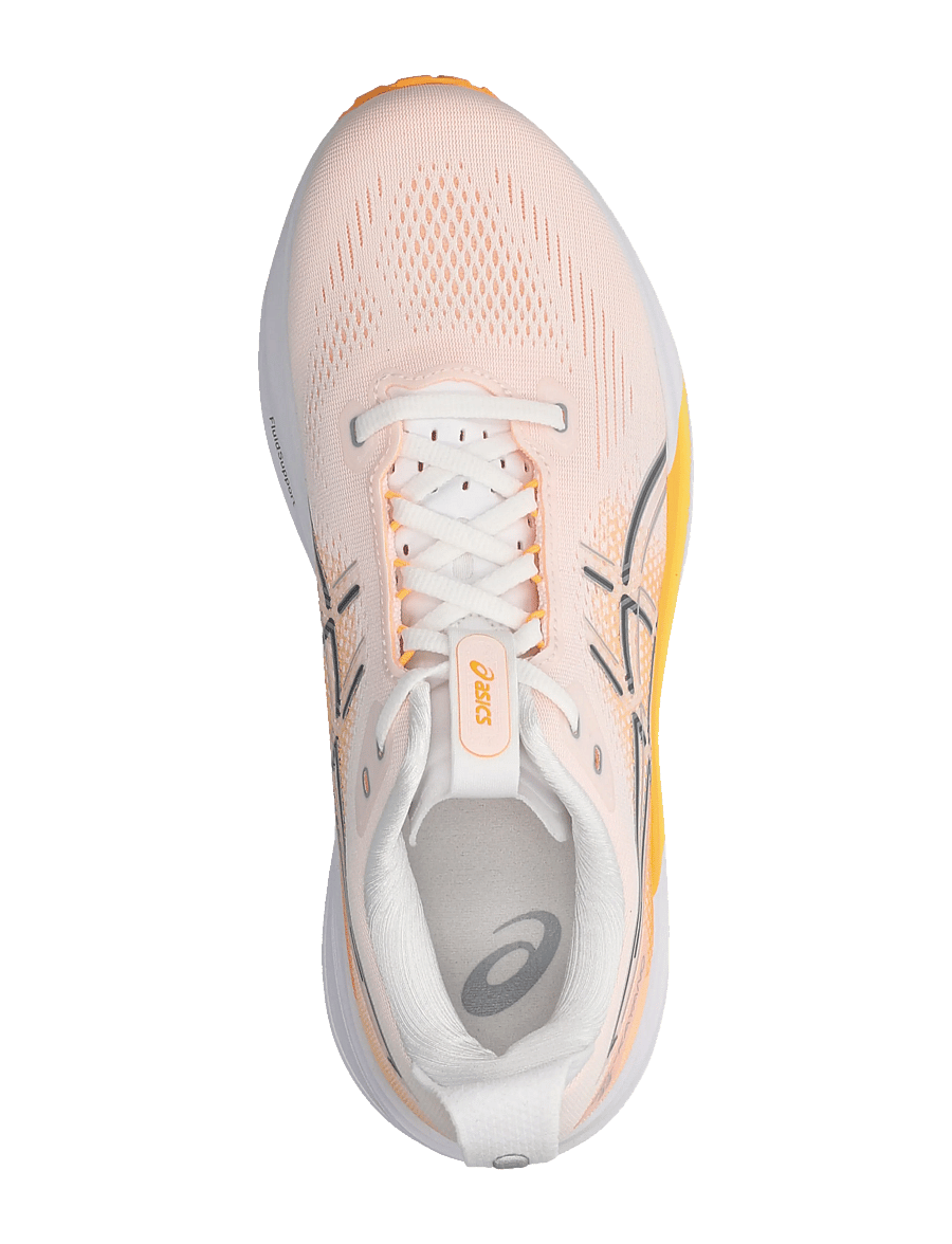 Asics - GEL-KAYANO 33 - shoes - white/stadium orange - 3