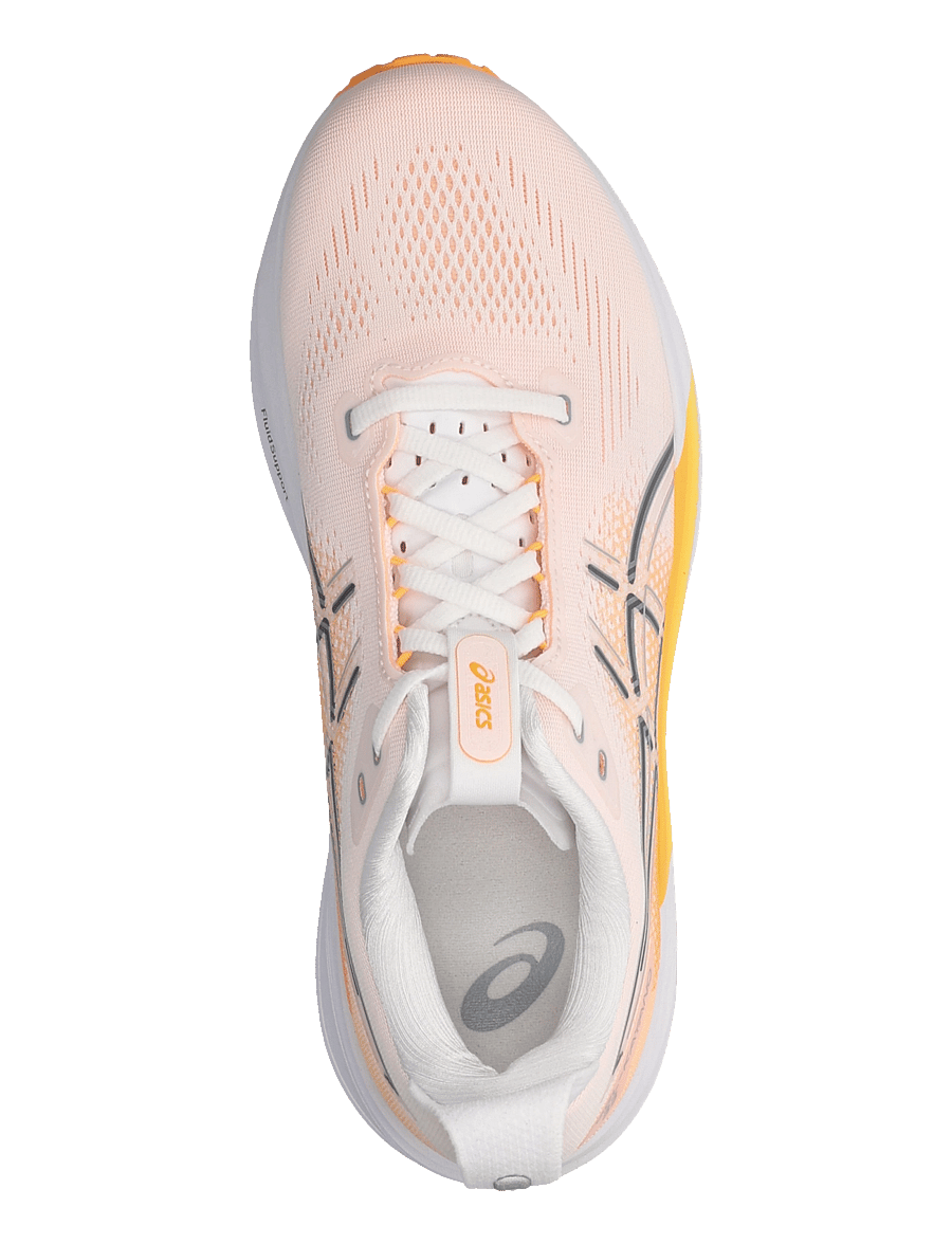 Asics - GEL-KAYANO 33 - shoes - white/stadium orange - 3