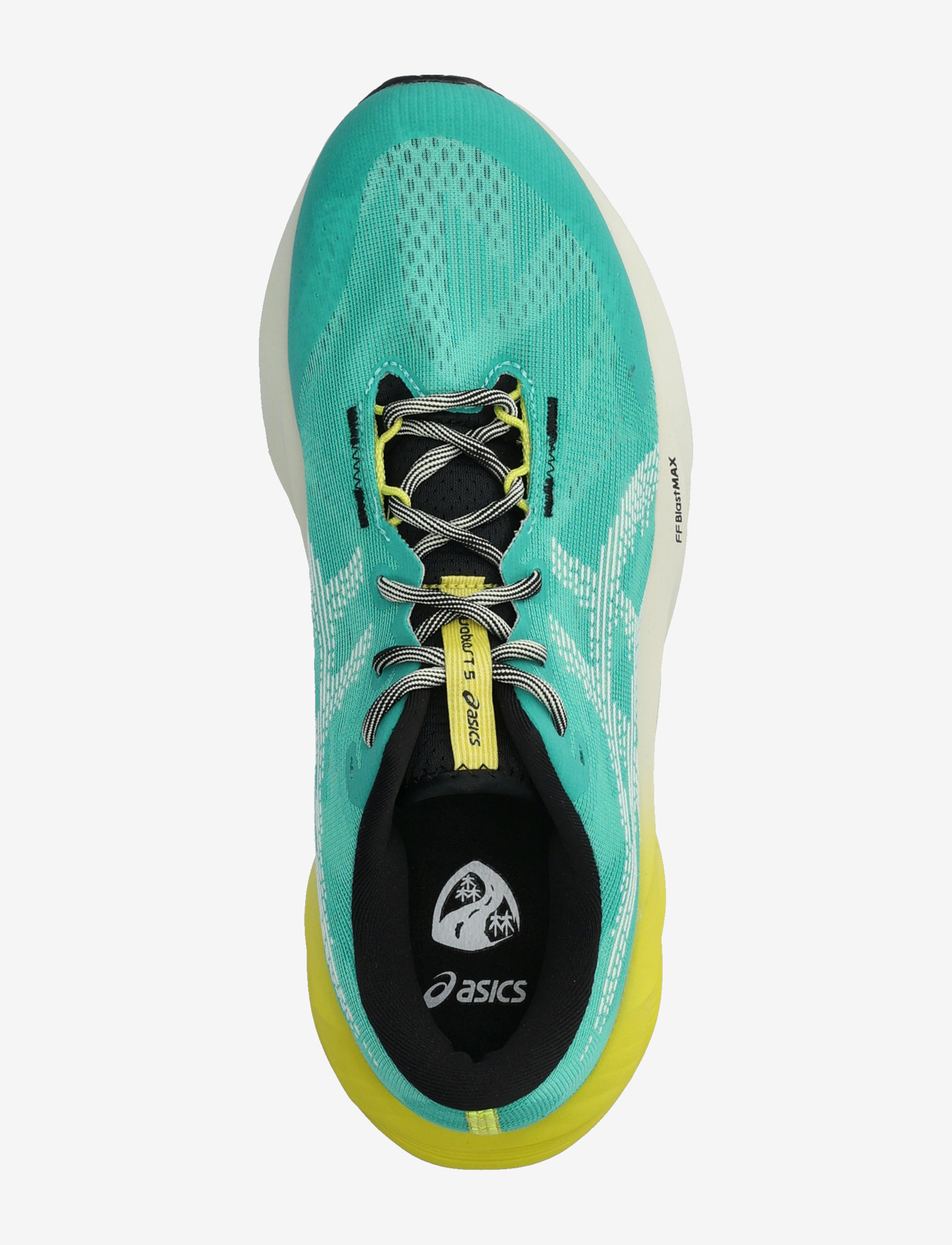 Asics - NOVABLAST 5 TR - shoes - aurora green/light dust - 3