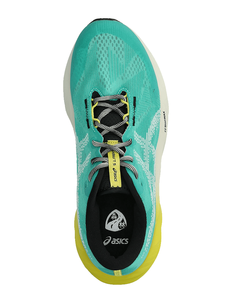 Asics - NOVABLAST 5 TR - shoes - aurora green/light dust - 3