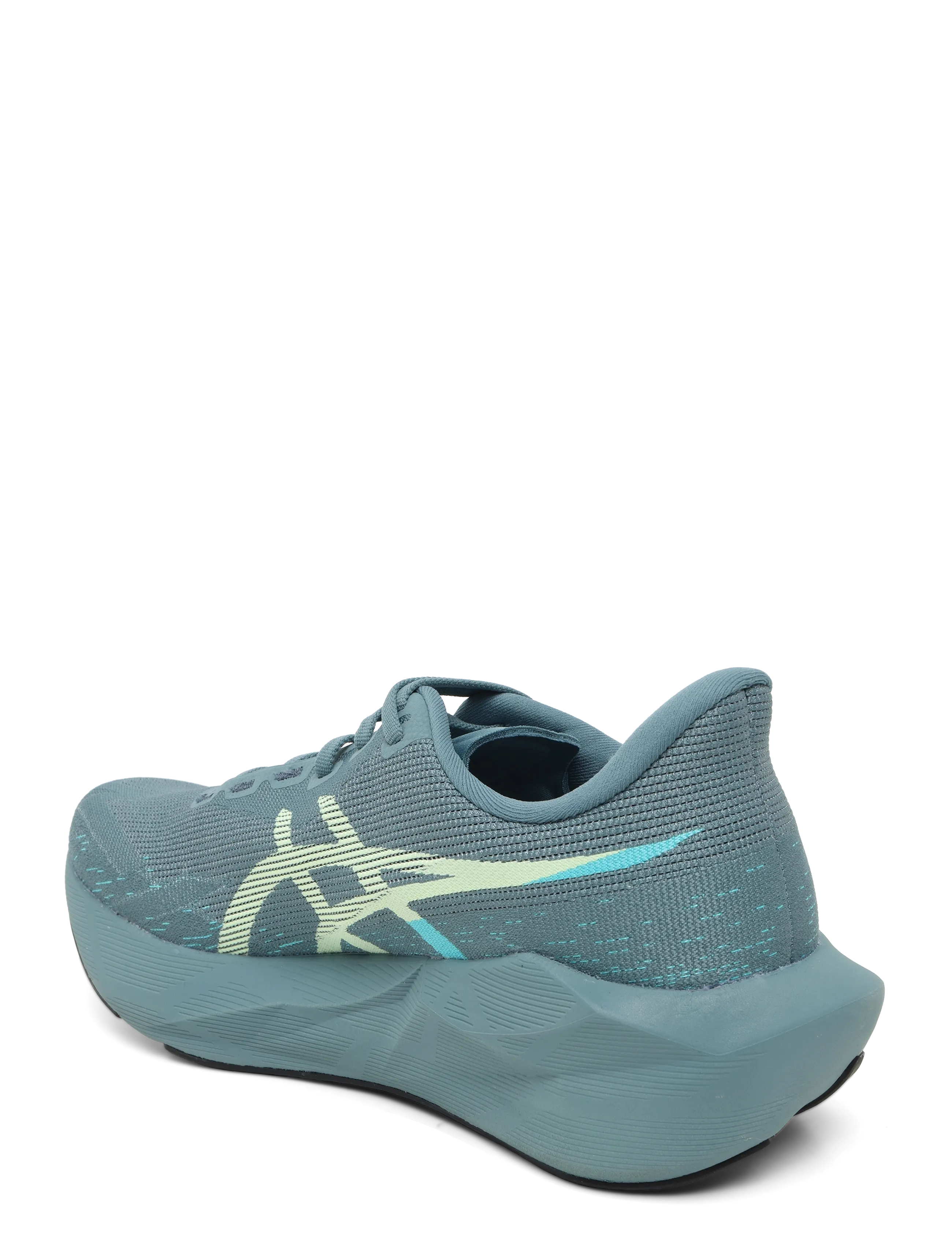 Asics - NOVABLAST 6 - shoes - foggy teal/illuminate yellow - 1