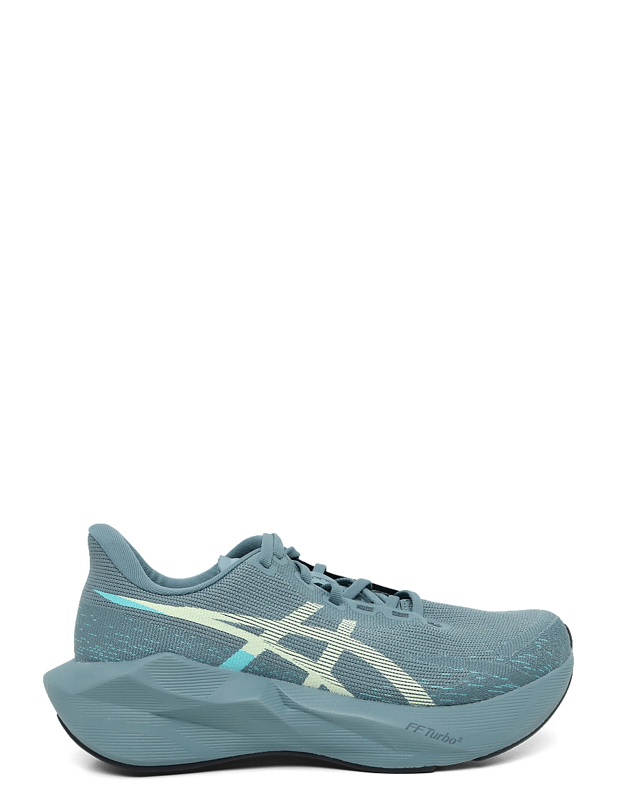 Asics - NOVABLAST 6 - shoes - foggy teal/illuminate yellow - 2