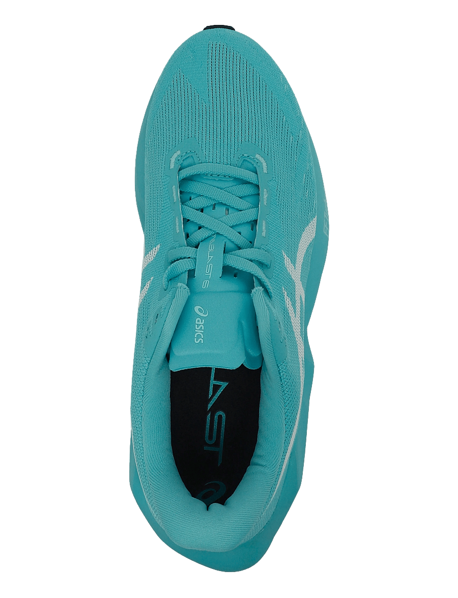 Asics - NOVABLAST 6 - shoes - energy aqua/white - 3