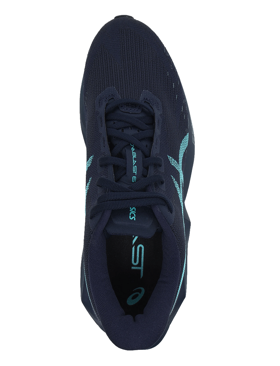Asics - NOVABLAST 6 - shoes - midnight/energy aqua - 3