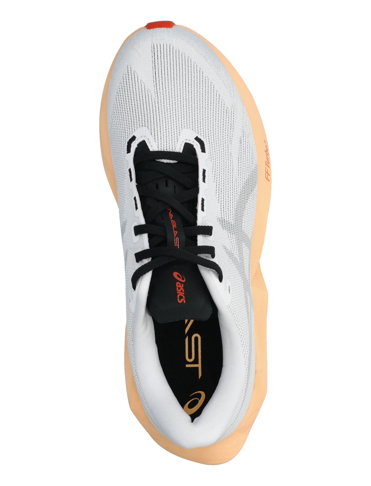 Asics - NOVABLAST 6 - shoes - white/orange glow - 3