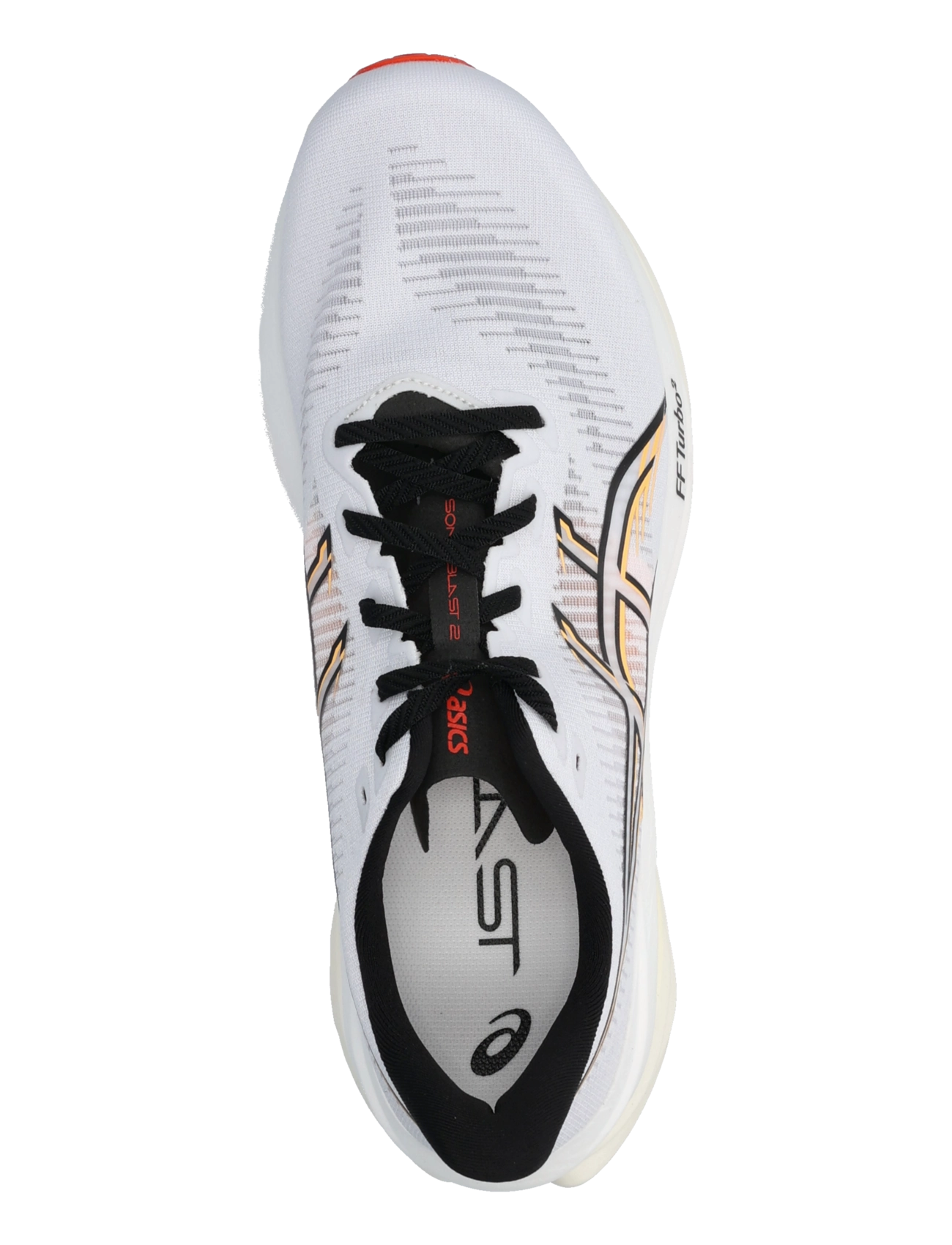 Asics - SONICBLAST 2 - shoes - white/stadium orange - 3