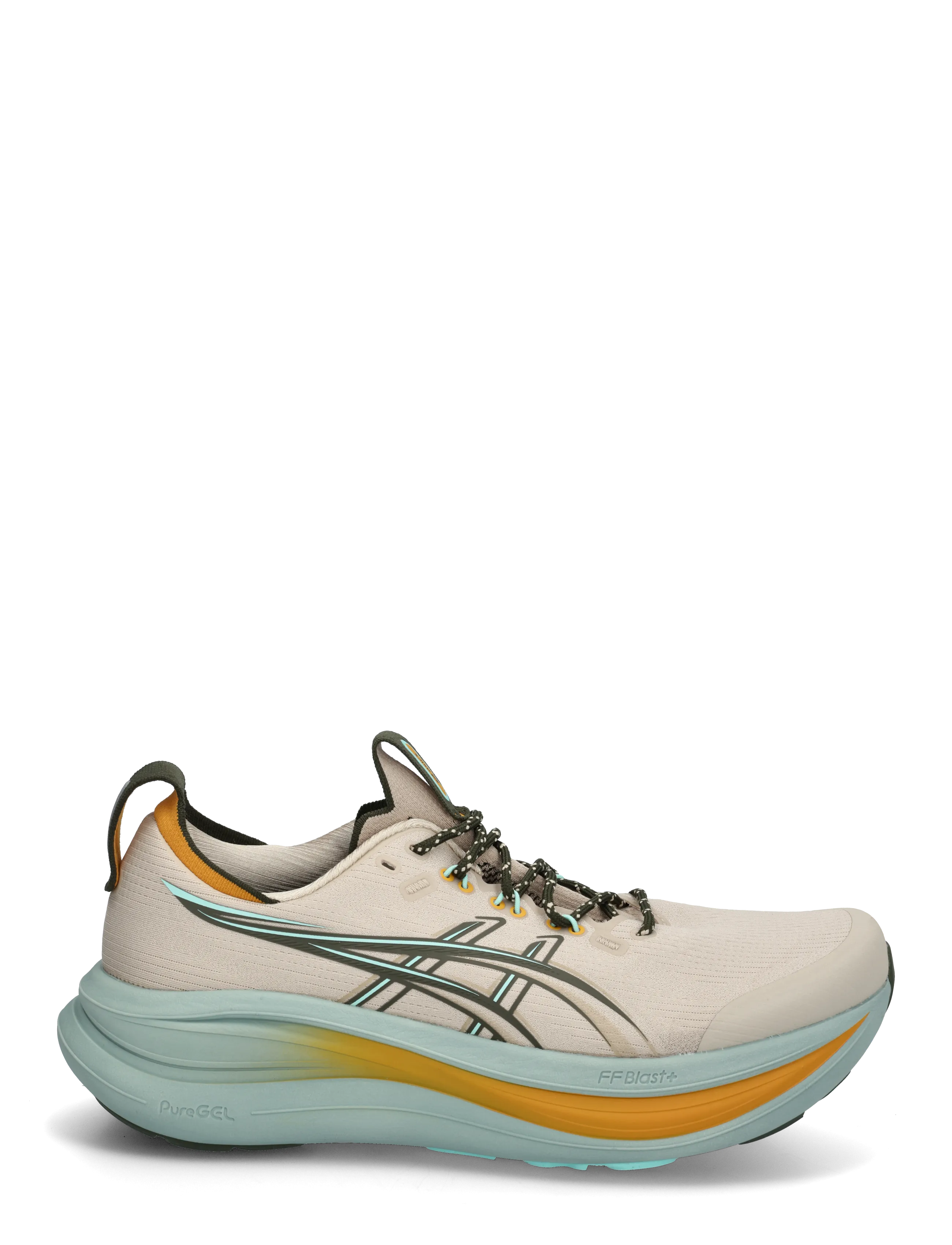 Asics - GEL-NIMBUS 28 TR - running shoes - simply taupe/ocean haze - 1