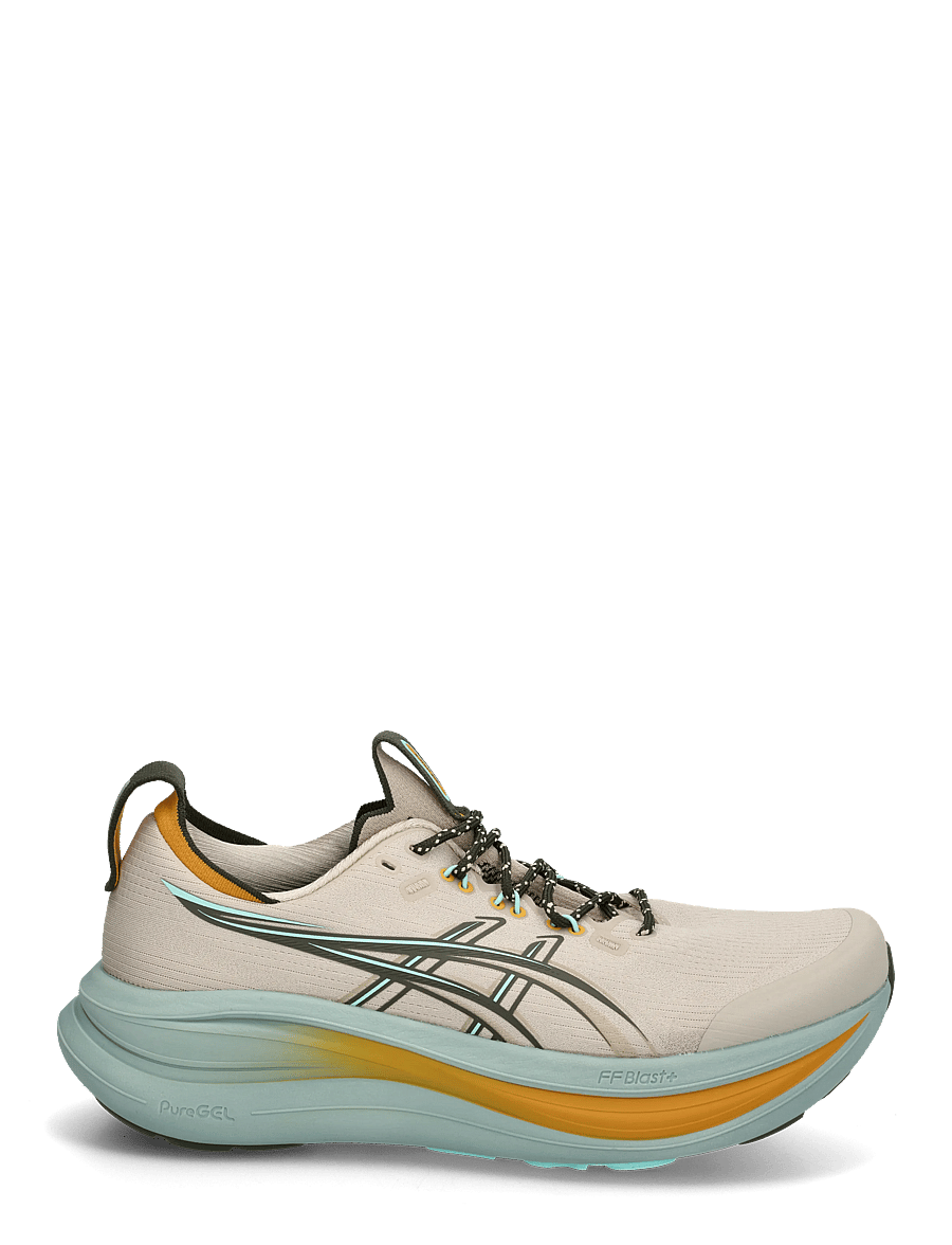 Asics - GEL-NIMBUS 28 TR - shoes - simply taupe/ocean haze - 1