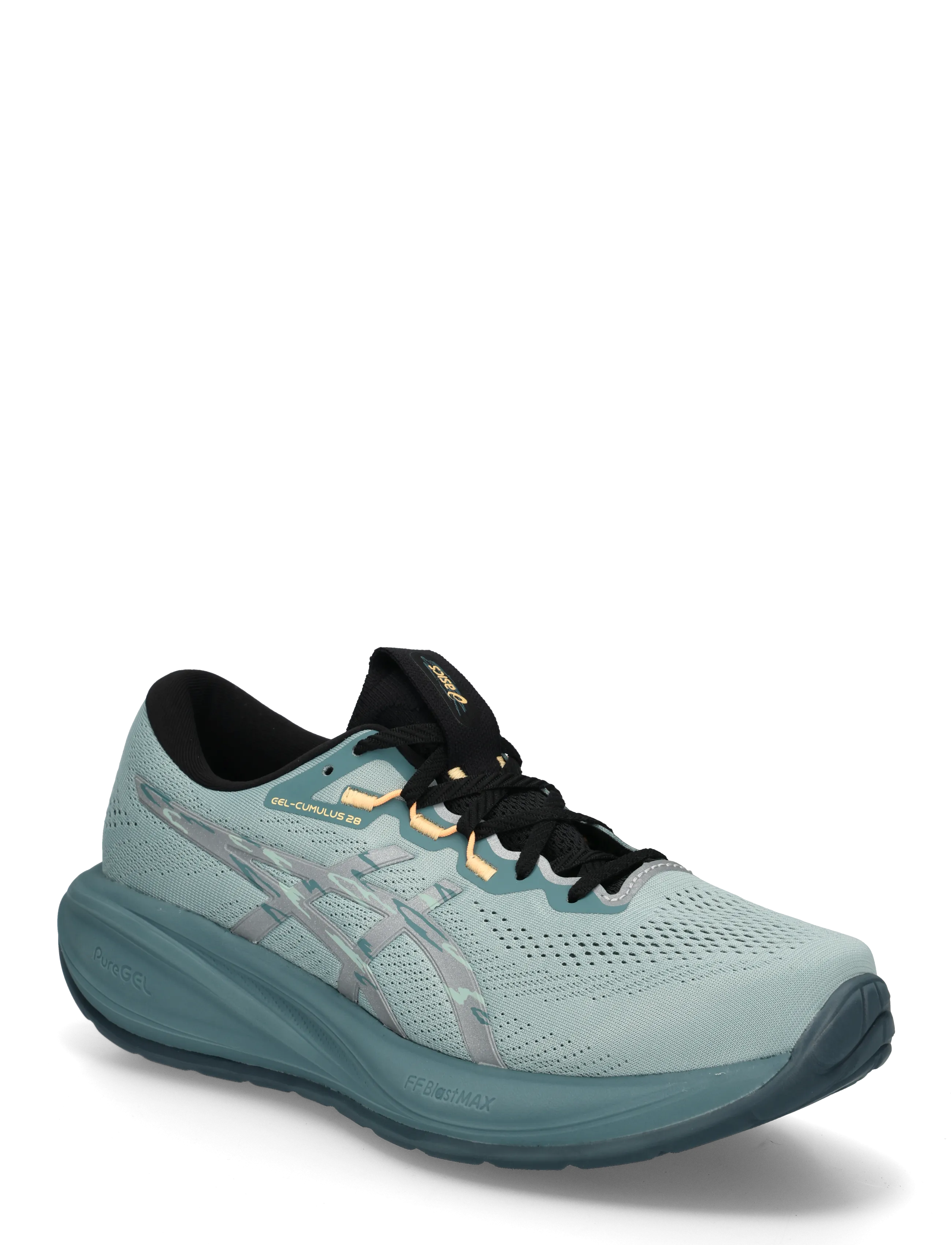 Asics GEL-CUMULUS 28 LITE-SHOW - Vis alt - LITE-SHOW/ORANGE GLOW / green
