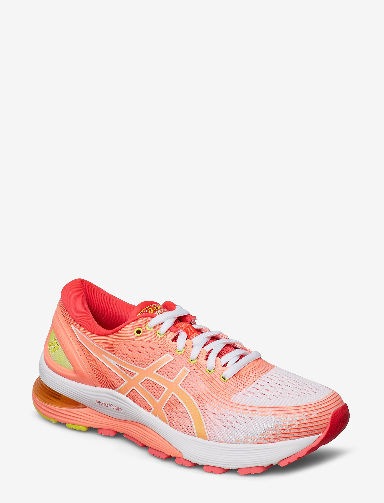 Asics - GEL-NIMBUS 21 - white/sun coral - 0