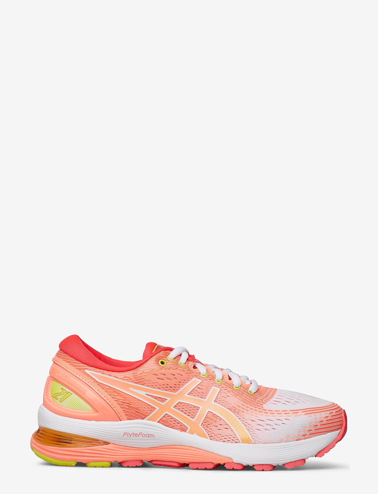Asics - GEL-NIMBUS 21 - white/sun coral - 1