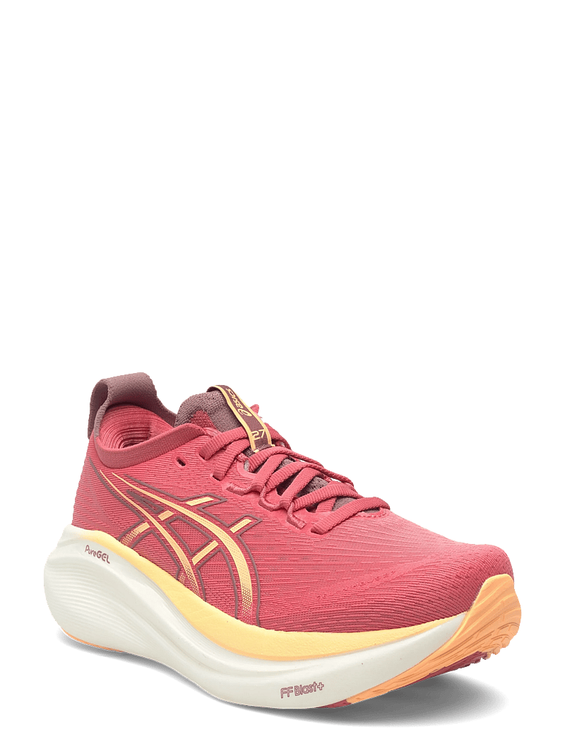 Asics - GEL-NIMBUS 27 - shoes - dark pink clay/orange glow - 0