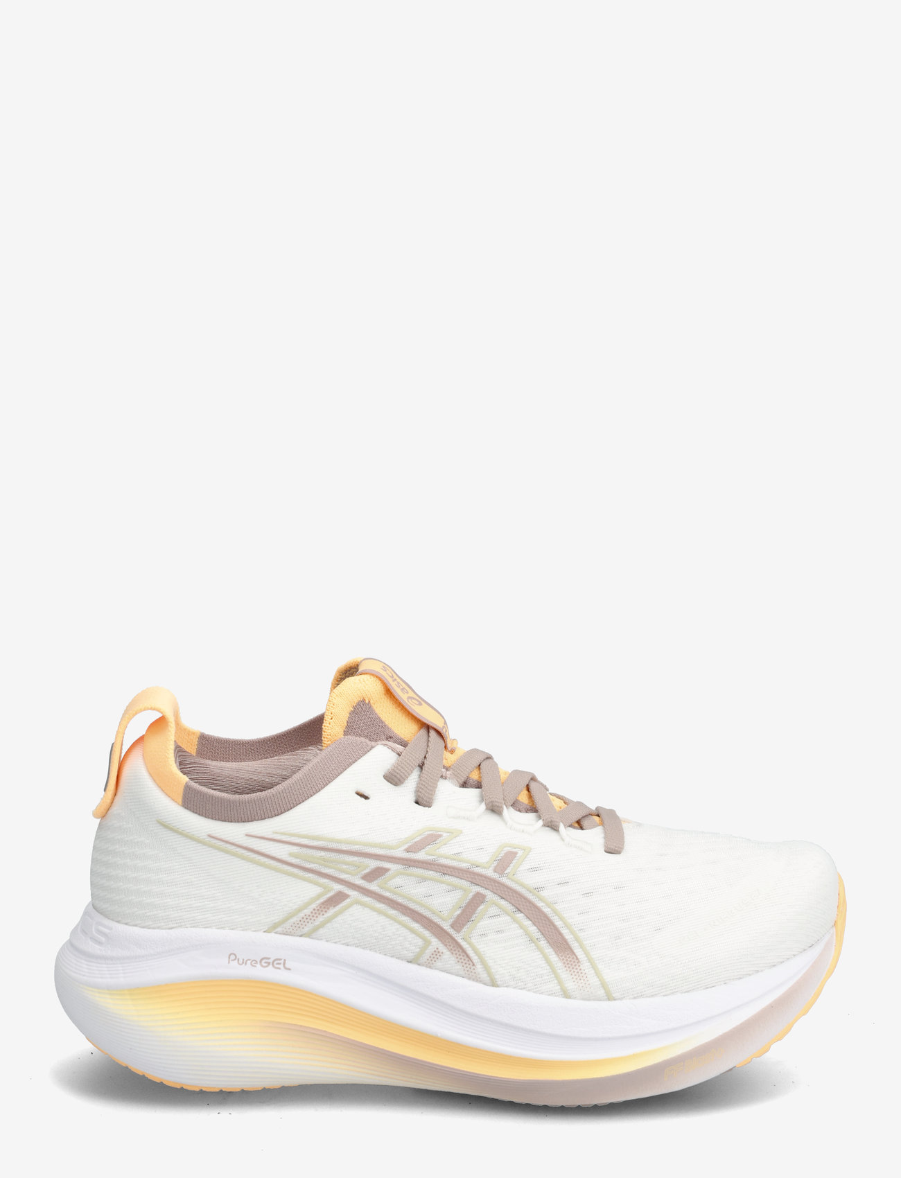 Asics - GEL-NIMBUS 27 - löparskor - white/fawn - 1