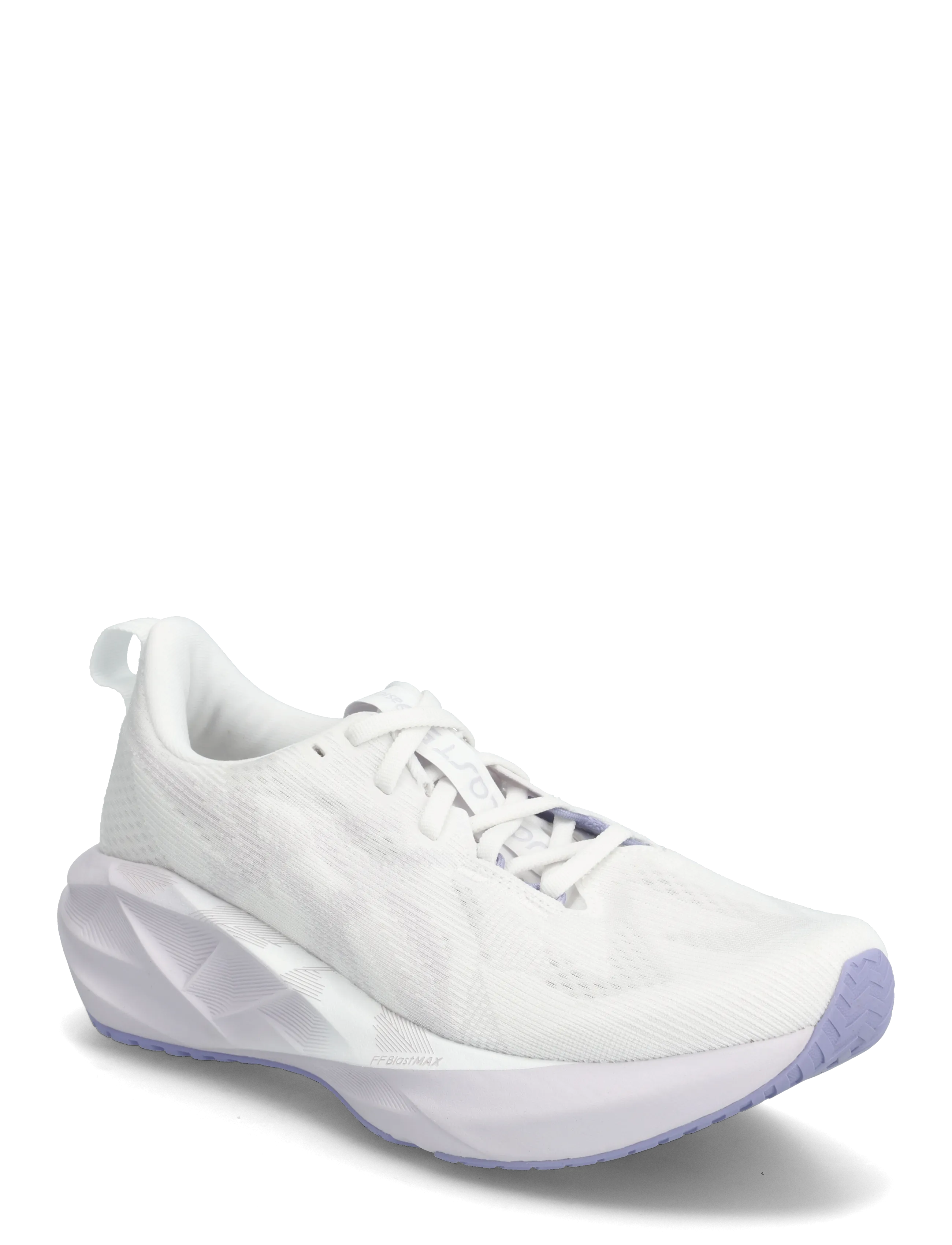 Asics NOVABLAST 5 - Sportschuhe - WHITE/LILAC HINT / white