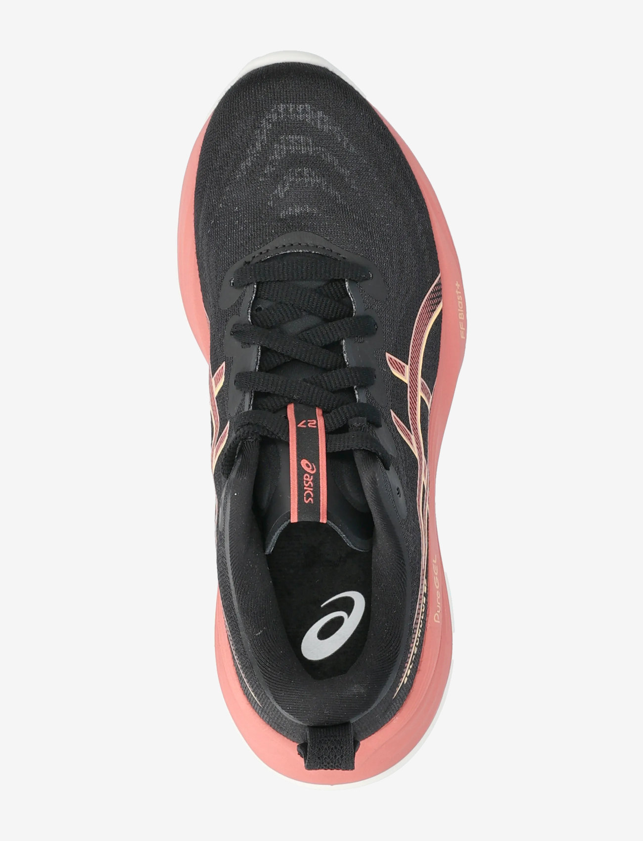 Asics - GEL-CUMULUS 27 - shoes - black/orange glow - 3