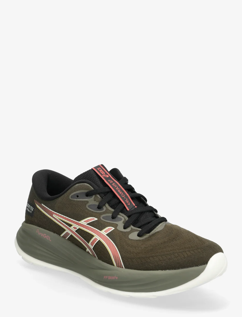 Asics - GEL-CUMULUS 27 GTX - shoes - brown stone/dark pink clay - 0