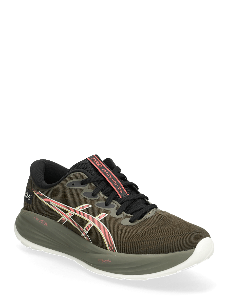 Asics - GEL-CUMULUS 27 GTX - shoes - brown stone/dark pink clay - 0