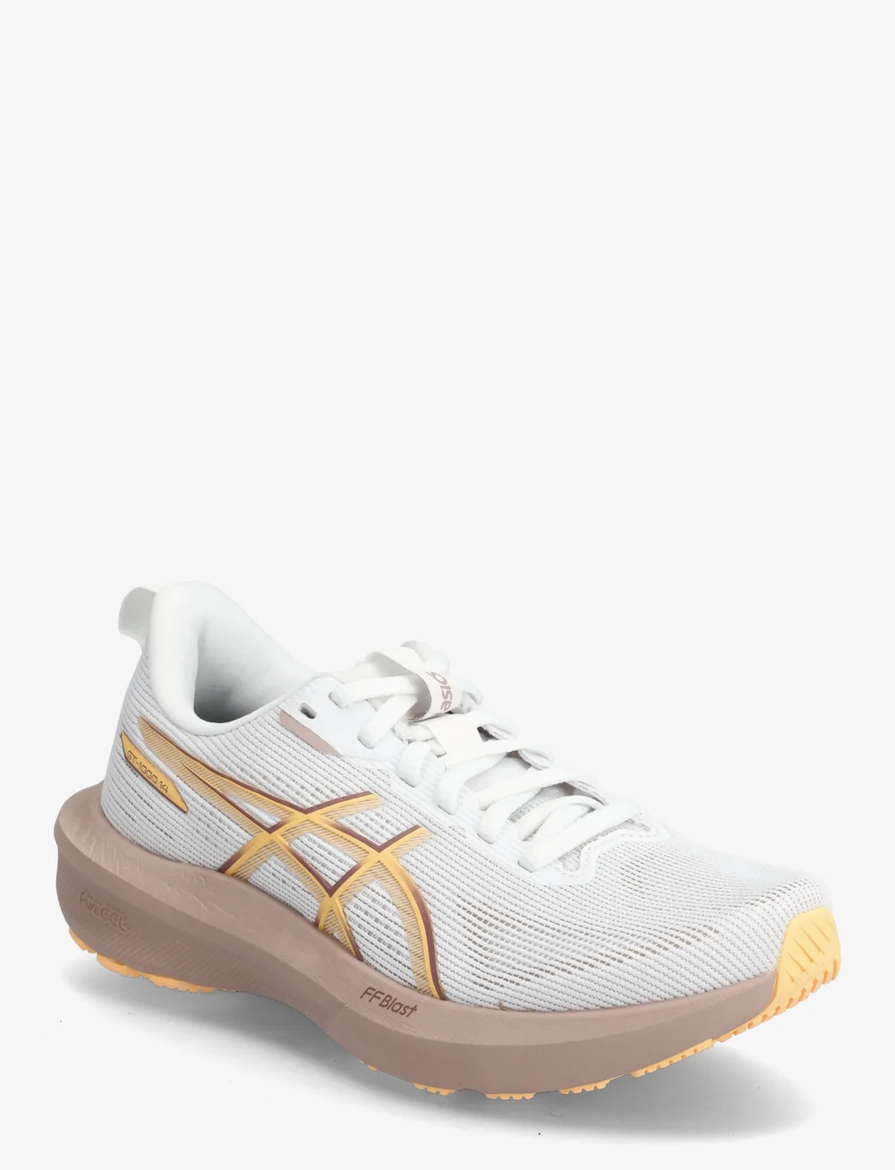 Asics - GT-1000 14 - löparskor - white/rubble red - 0