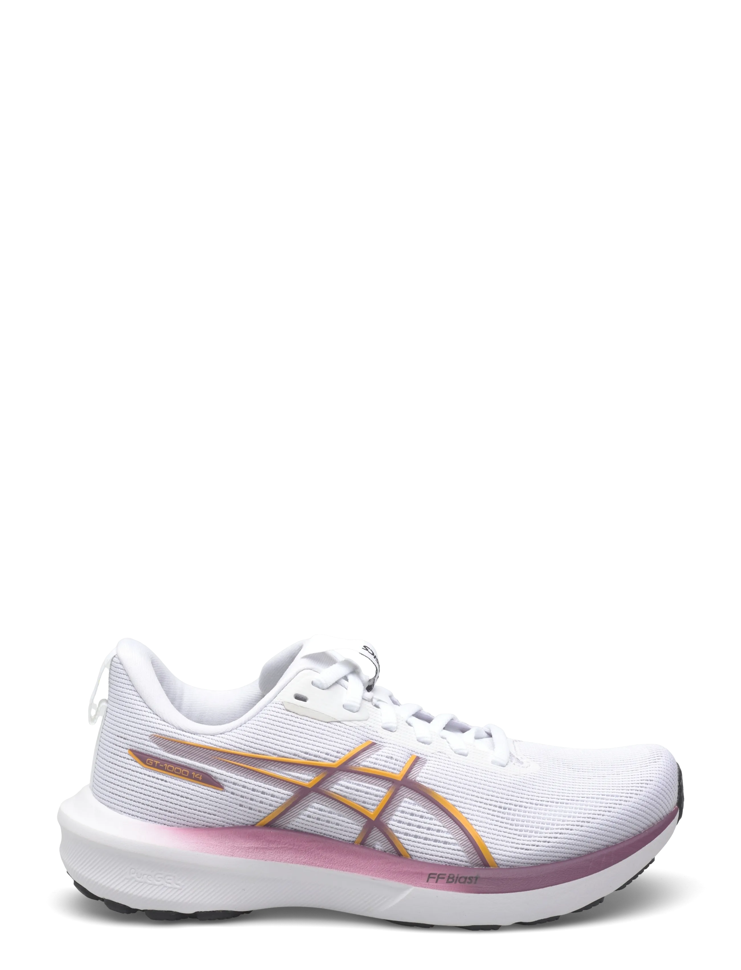 Asics - GT-1000 14 - running shoes - white/yamabuki - 1