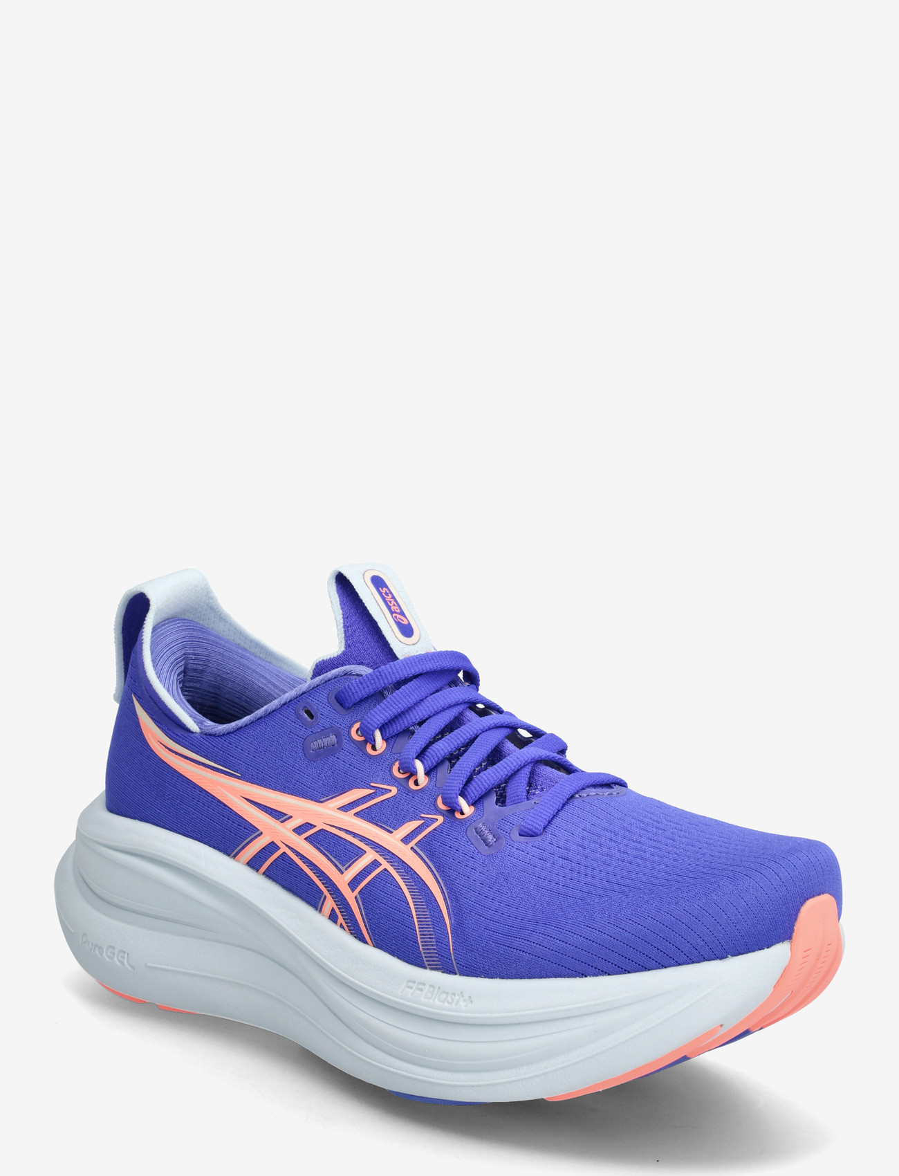 Asics - GEL-NIMBUS 28 - shoes - cobalt burst/sun coral - 0