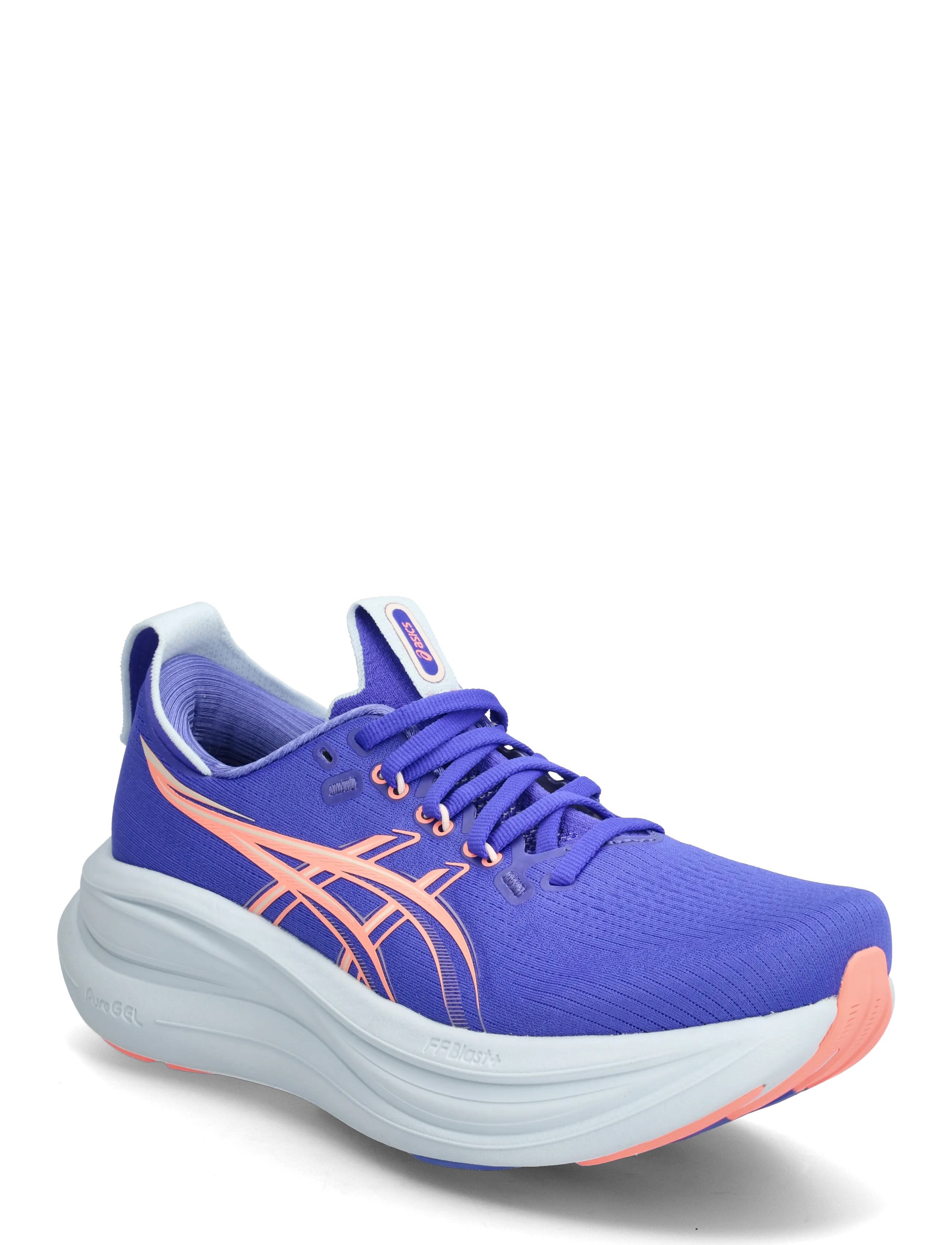 Asics GEL-NIMBUS 28 - ASICS - COBALT BURST/SUN CORAL / purple