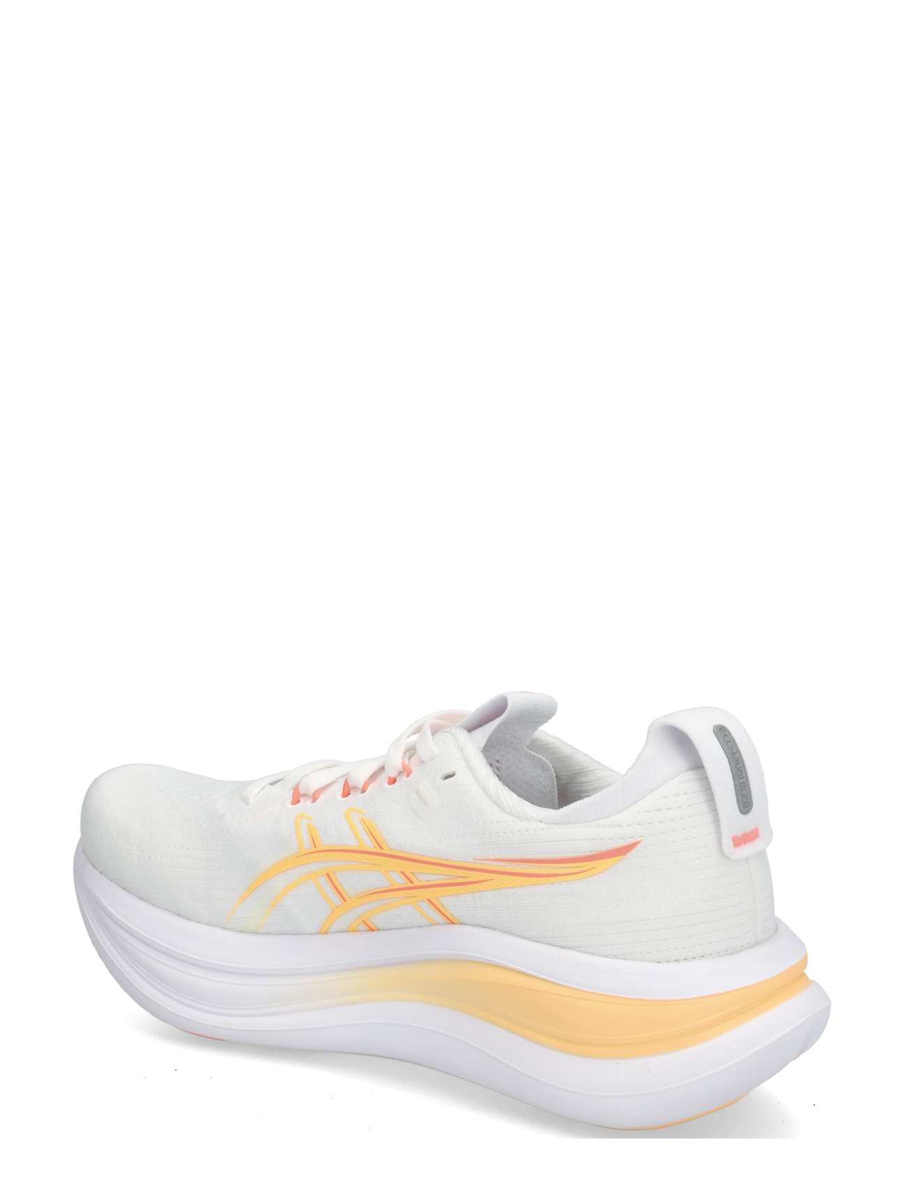 Asics - GEL-NIMBUS 28 - shoes - white/sun coral - 1
