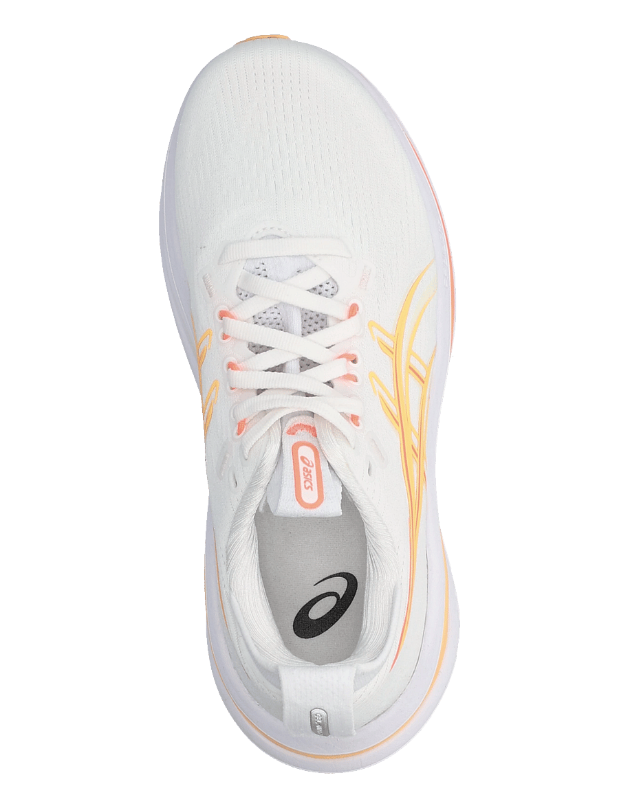 Asics - GEL-NIMBUS 28 - shoes - white/sun coral - 3