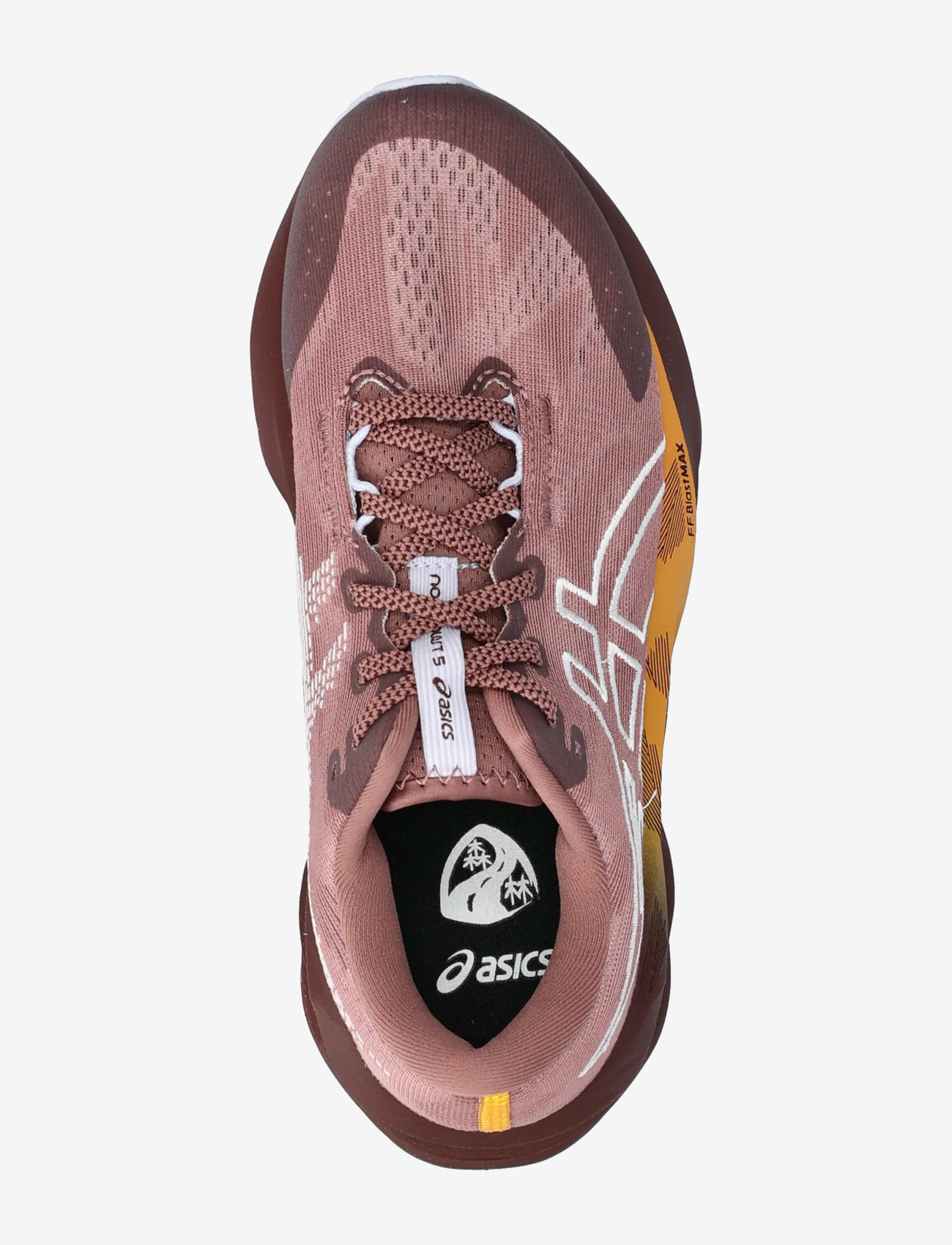 Asics - NOVABLAST 5 TR - running shoes - nature bathing / rubble red - 3