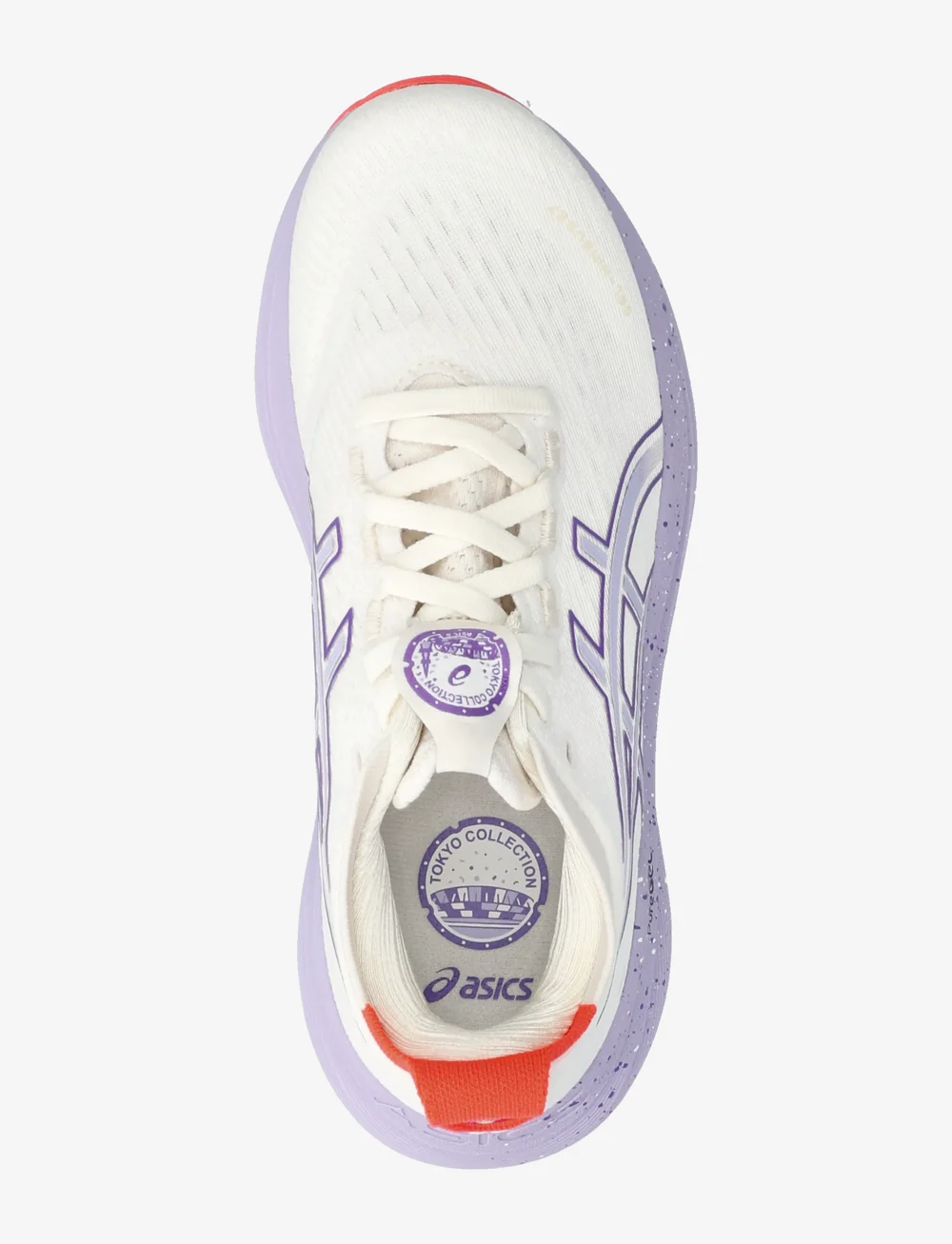 Asics - GEL-NIMBUS 27 TOKYO - running shoes - cream/edo purple - 3
