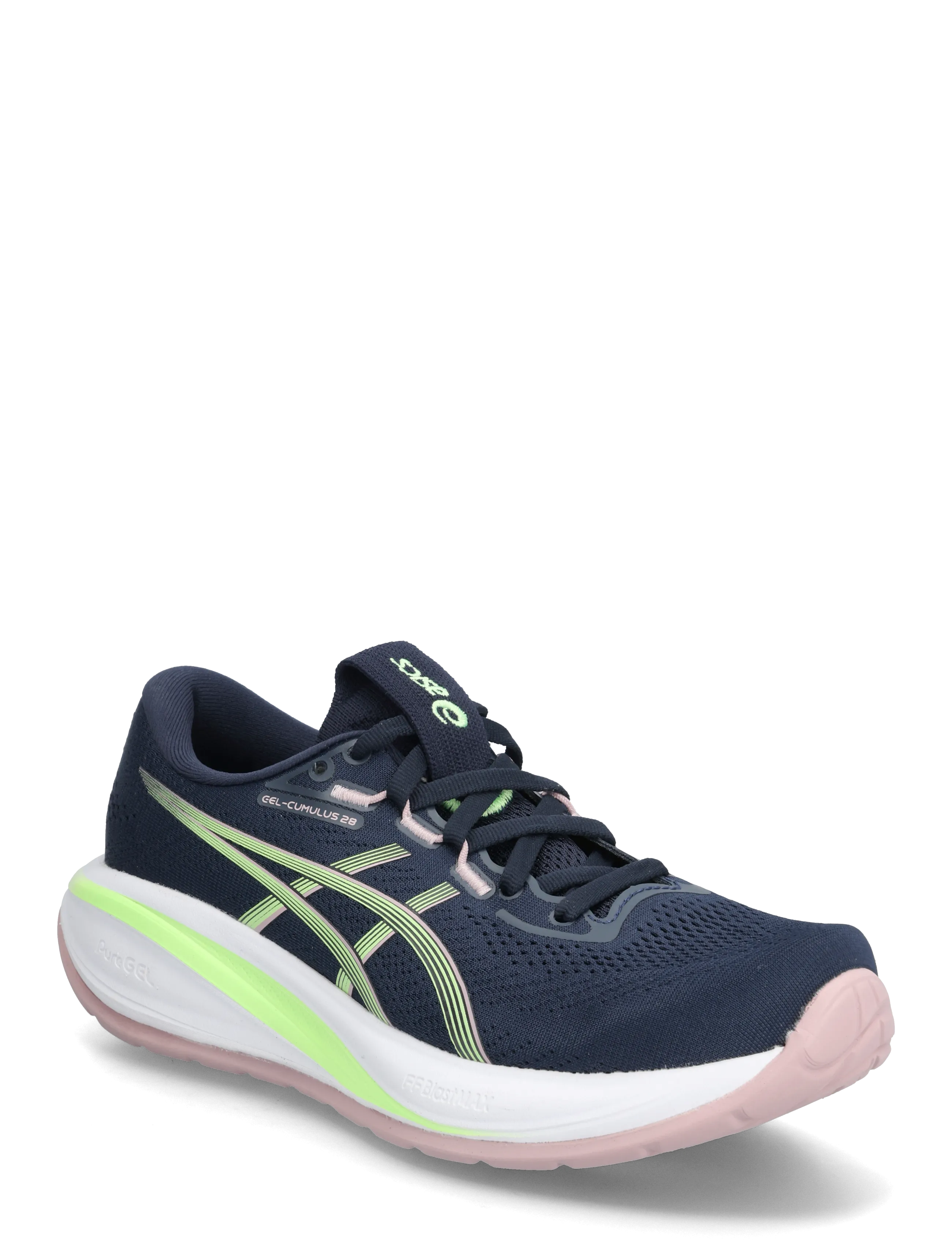 Asics GEL-CUMULUS 28 - ASICS - MIDNIGHT/ILLUMINATE GREEN / navy