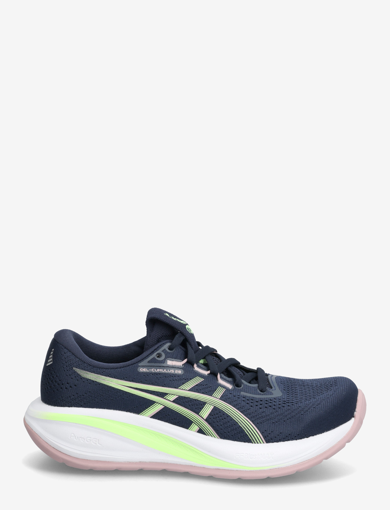 Asics - GEL-CUMULUS 28 - shoes - midnight/illuminate green - 1