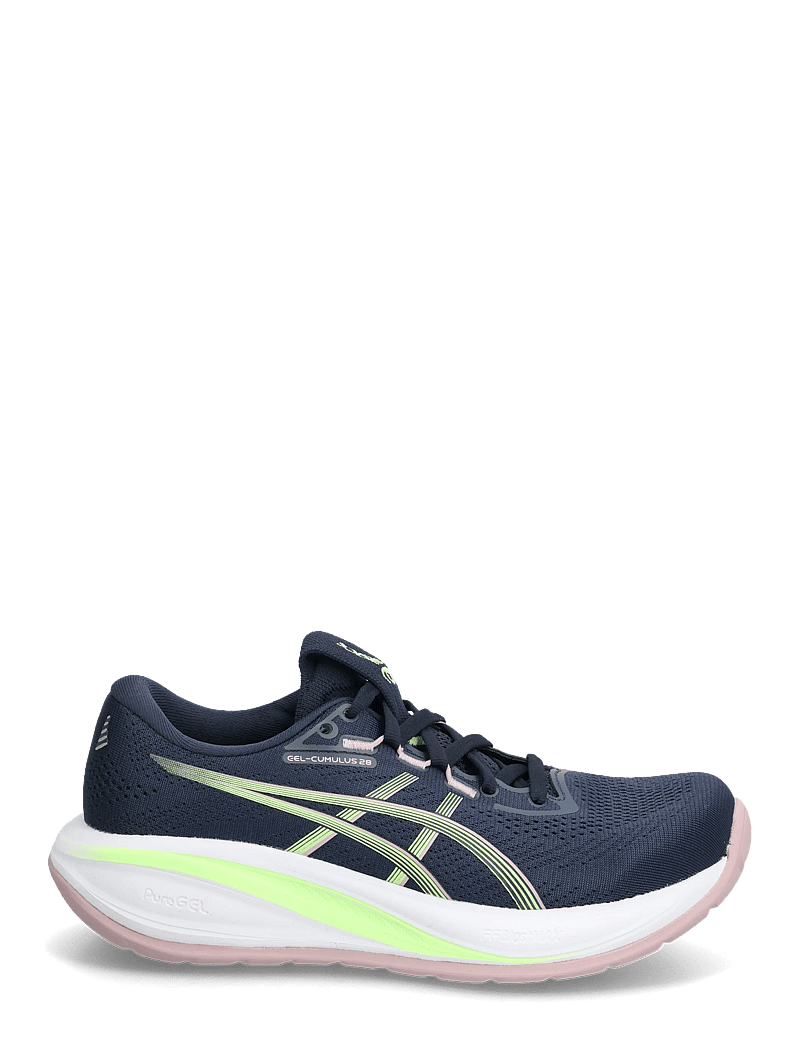 Asics - GEL-CUMULUS 28 - shoes - midnight/illuminate green - 1