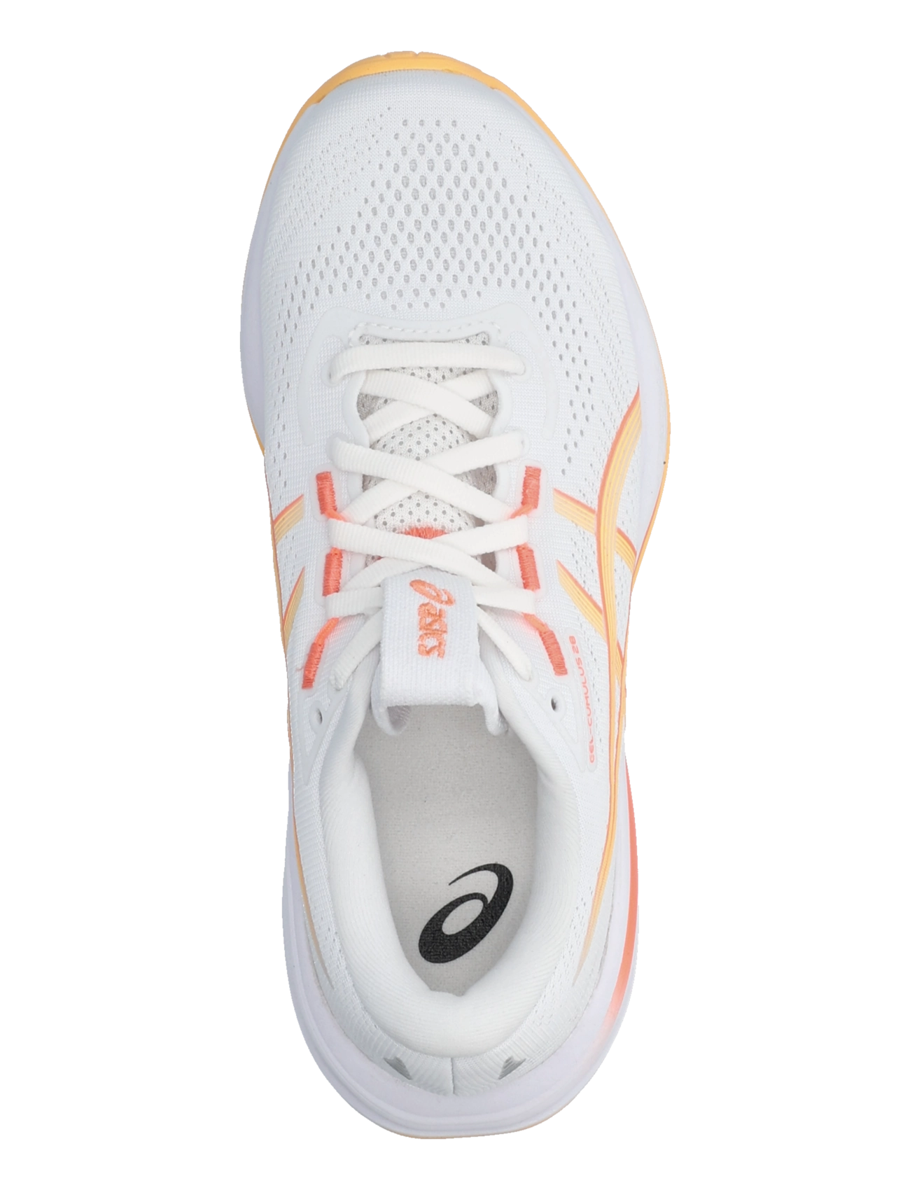 Asics - GEL-CUMULUS 28 - running shoes - white/orange glow - 3
