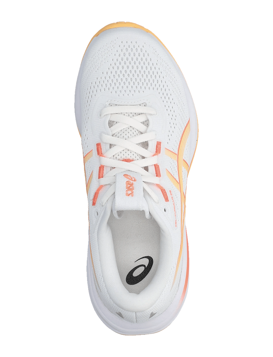 Asics - GEL-CUMULUS 28 - shoes - white/orange glow - 3