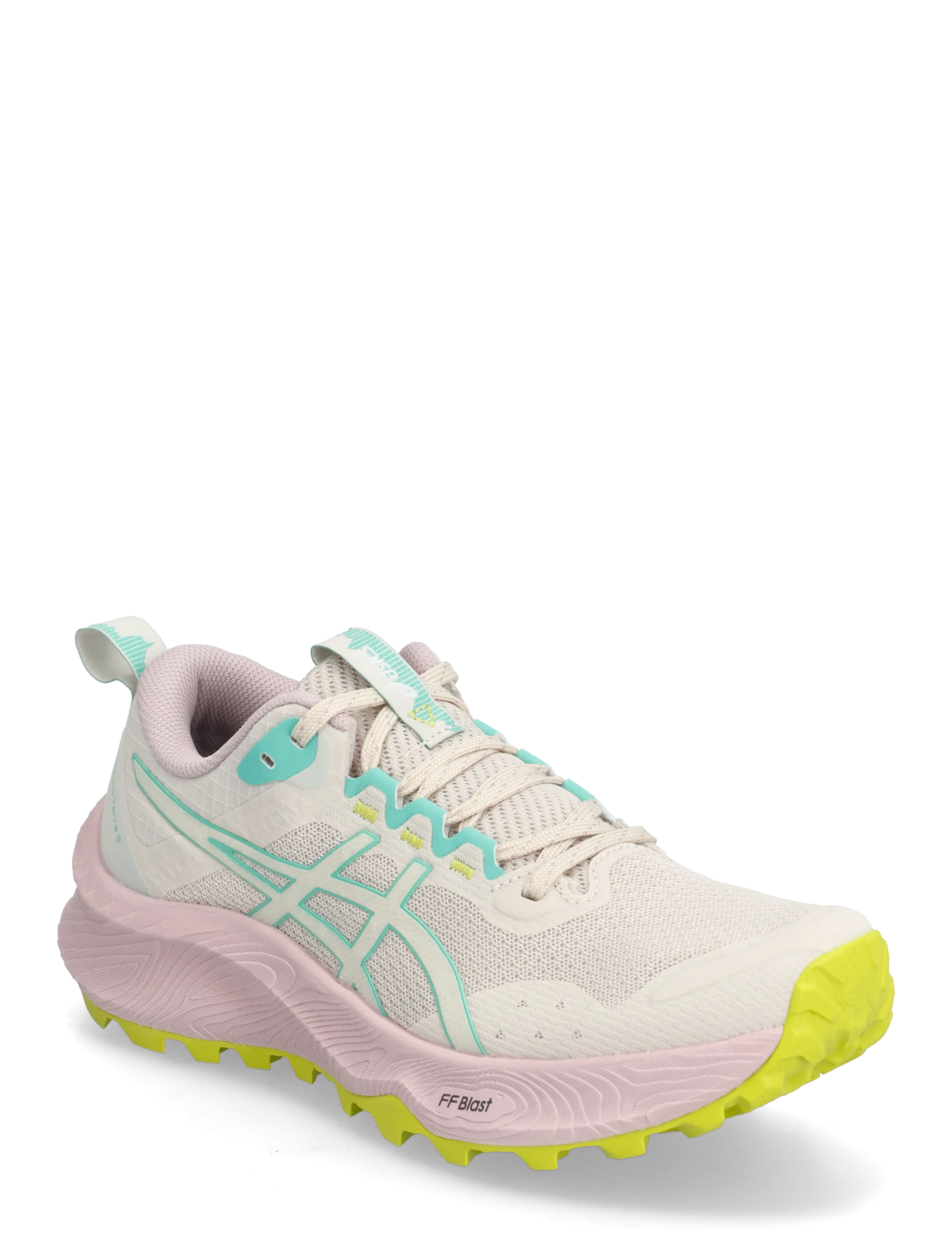 Asics Trabuco Terra 3 - ASICS - MINERAL BEIGE/AURORA GREEN / pink/rose