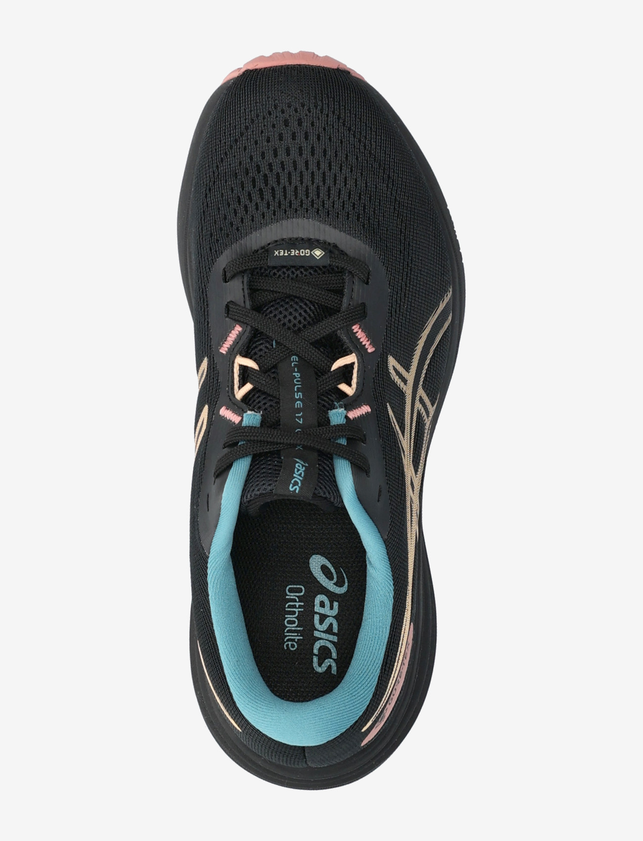 Asics - GEL-PULSE 17 GTX - löparskor - black/apricot crush - 3