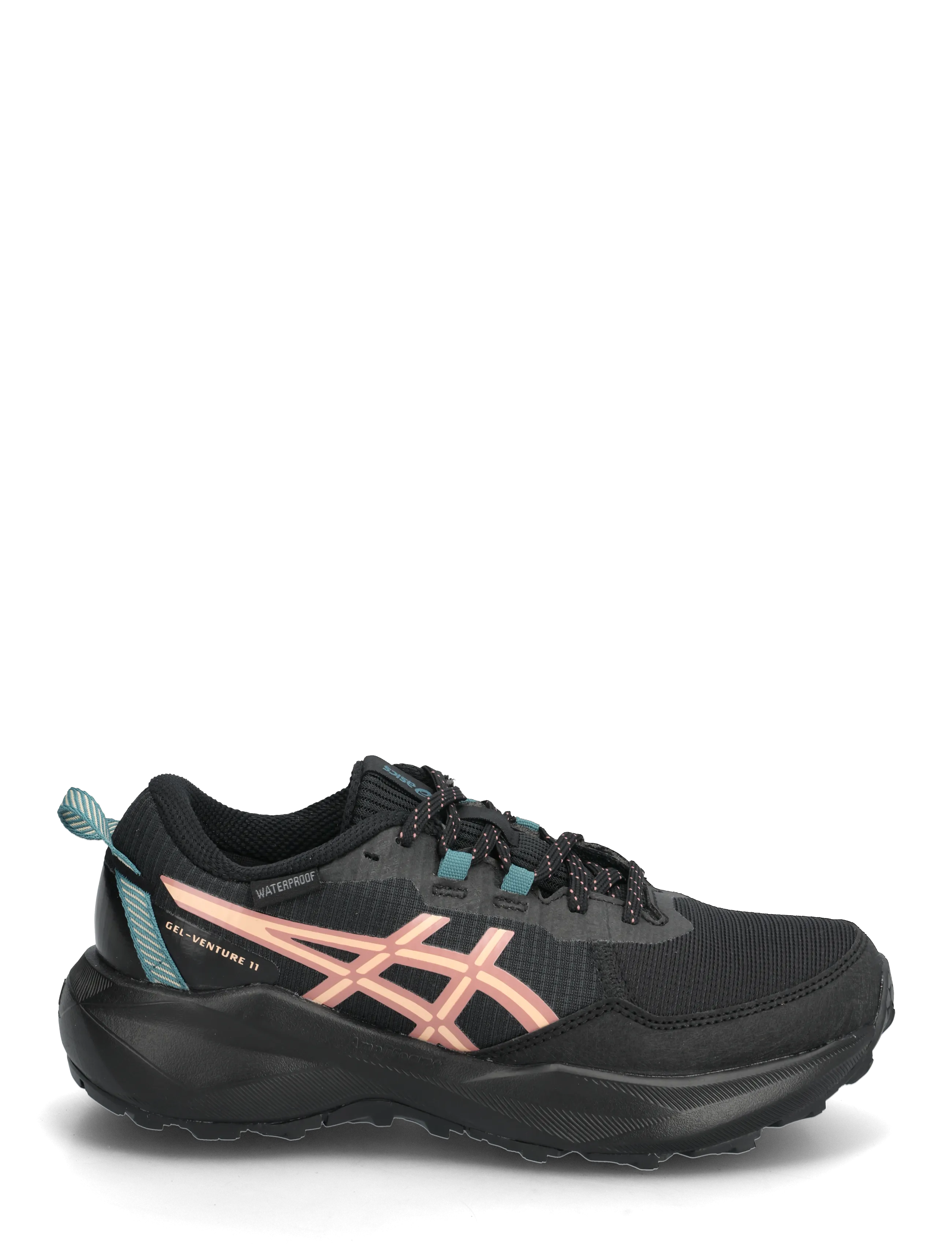 Asics - GEL-VENTURE 11 WATERPROOF - shoes - black/apricot crush - 1
