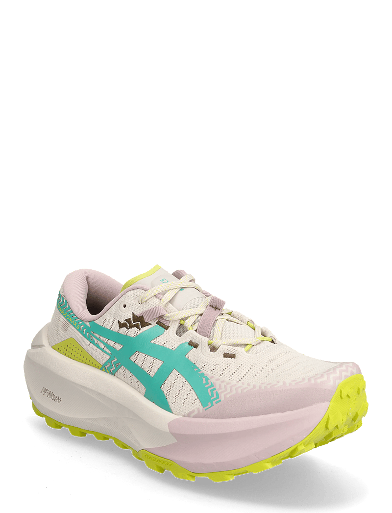 Asics - TRABUCO MAX 5 - shoes - mineral beige/aurora green - 0