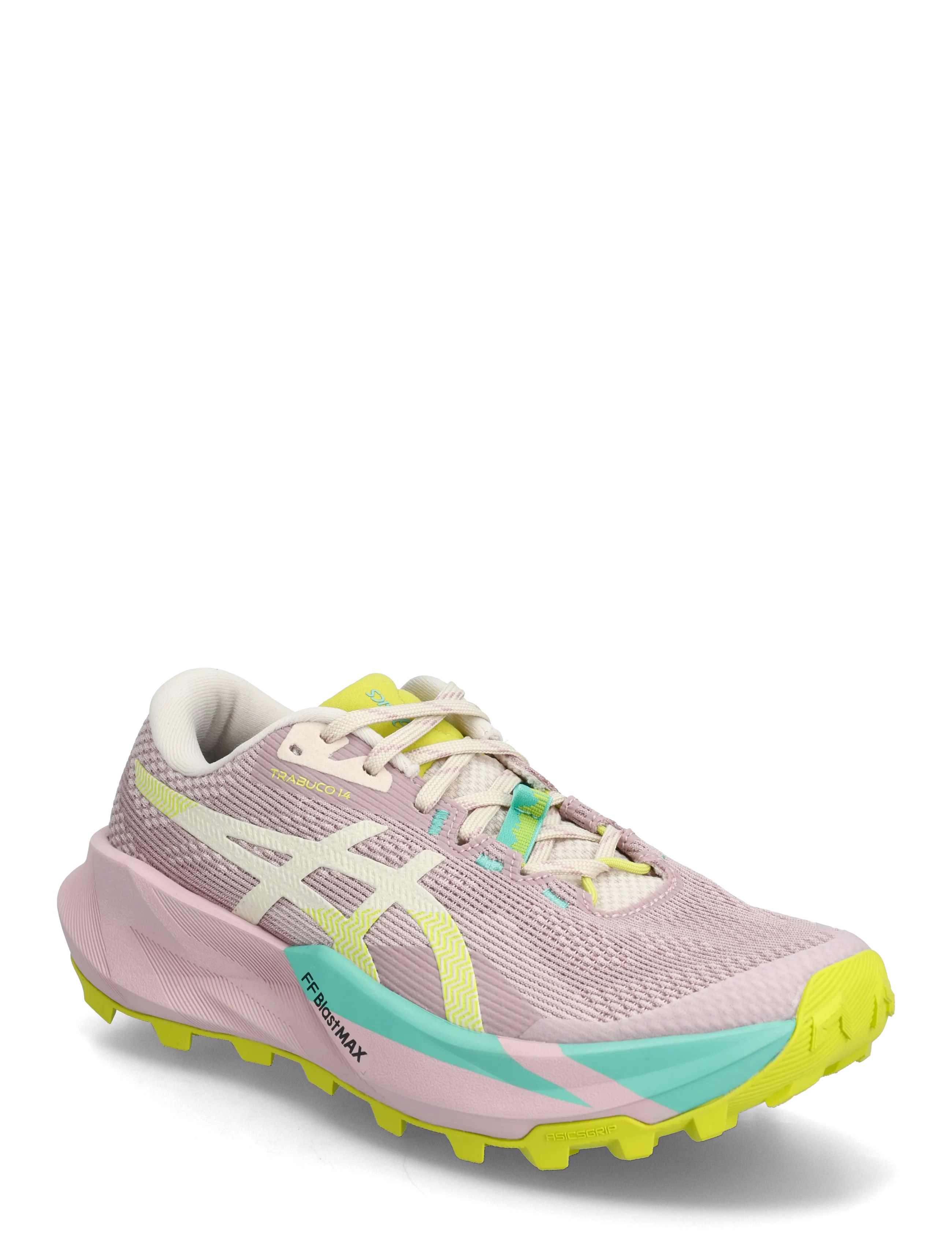 Asics TRABUCO 14 - Shoes - MORGANITE/MINERAL BEIGE / pink/rose