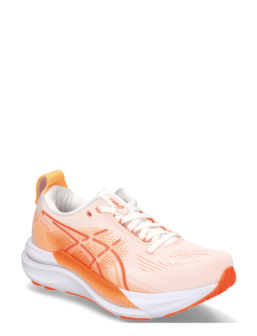 Asics - GEL-KAYANO 33 - löparskor - white/vivid coral - 0