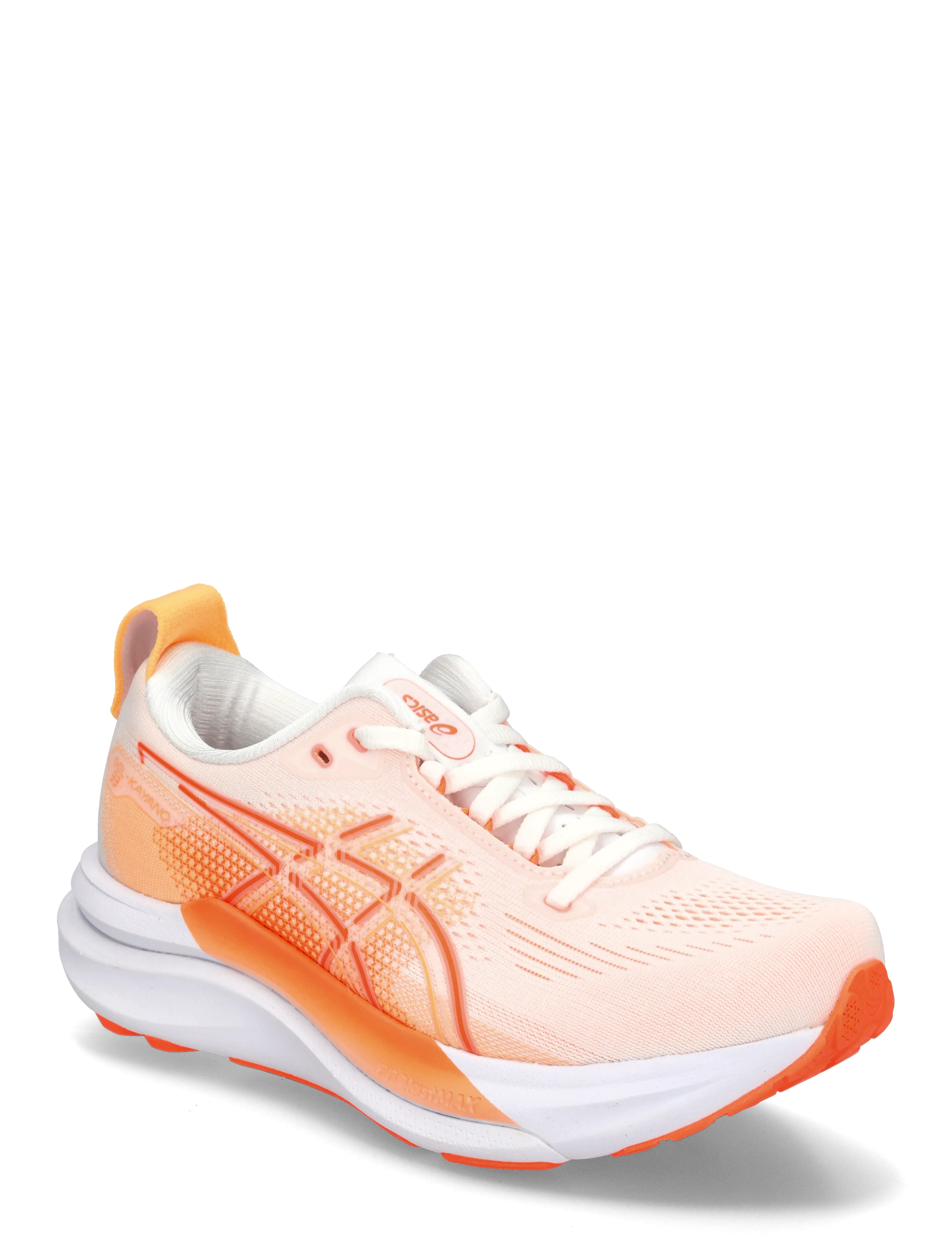 Asics GEL-KAYANO 33 - Sko - WHITE/VIVID CORAL / coral