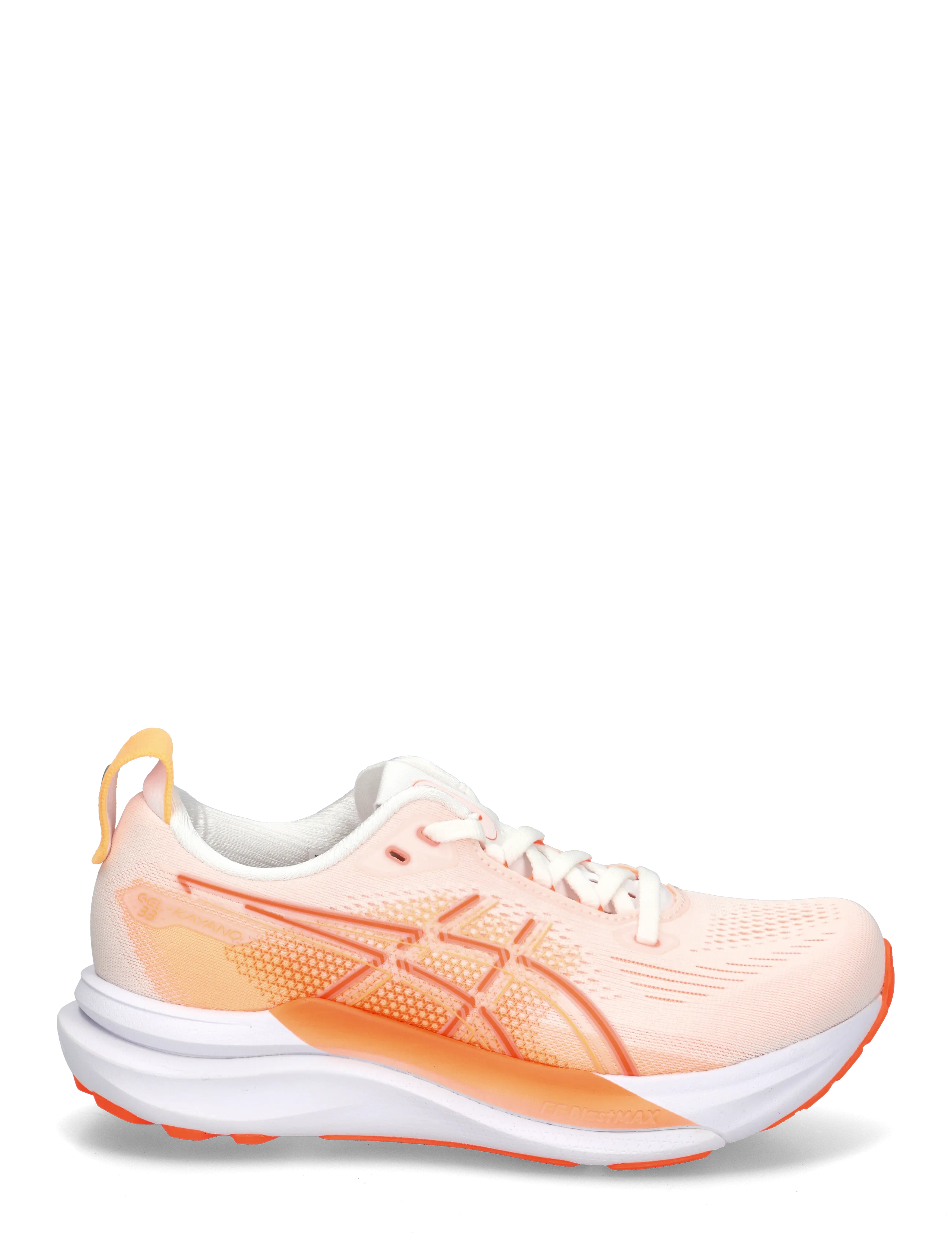 Asics - GEL-KAYANO 33 - shoes - white/vivid coral - 2